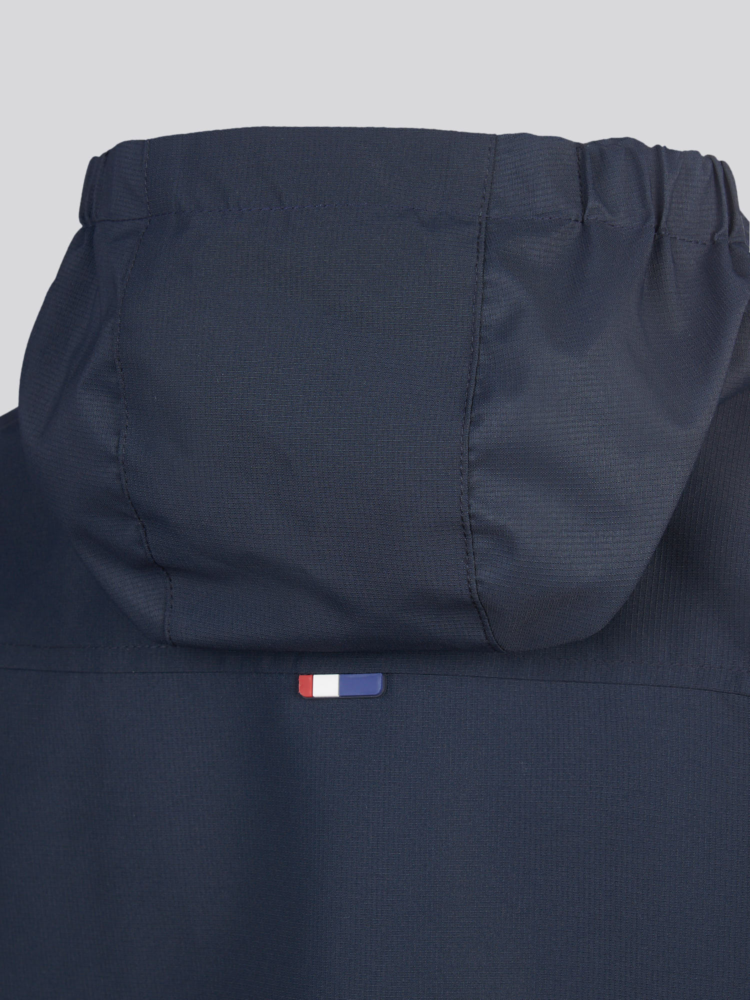 Boys Mesh Lined Hooded Windbreaker Dark Sapphire Navy / Haute Red DHM - Image 12
