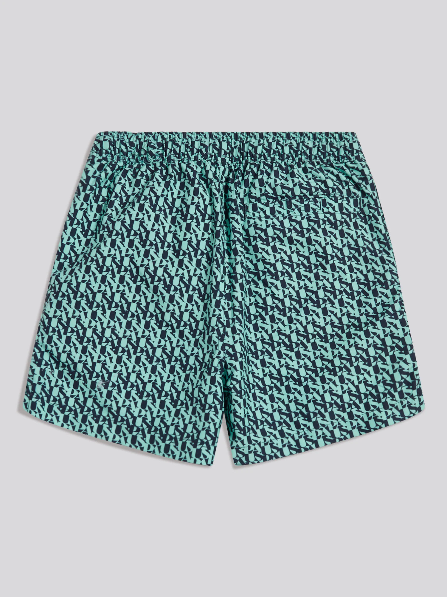 Boys Repeat Print Swim Shorts Ice Green - Image 6
