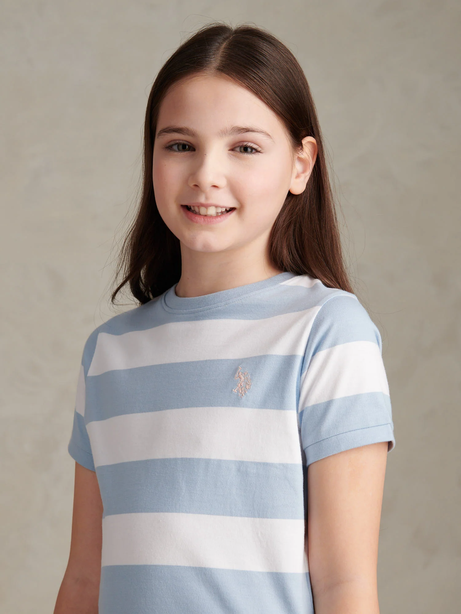 Girls Stripe Logo T-Shirt Open Air - Image 2