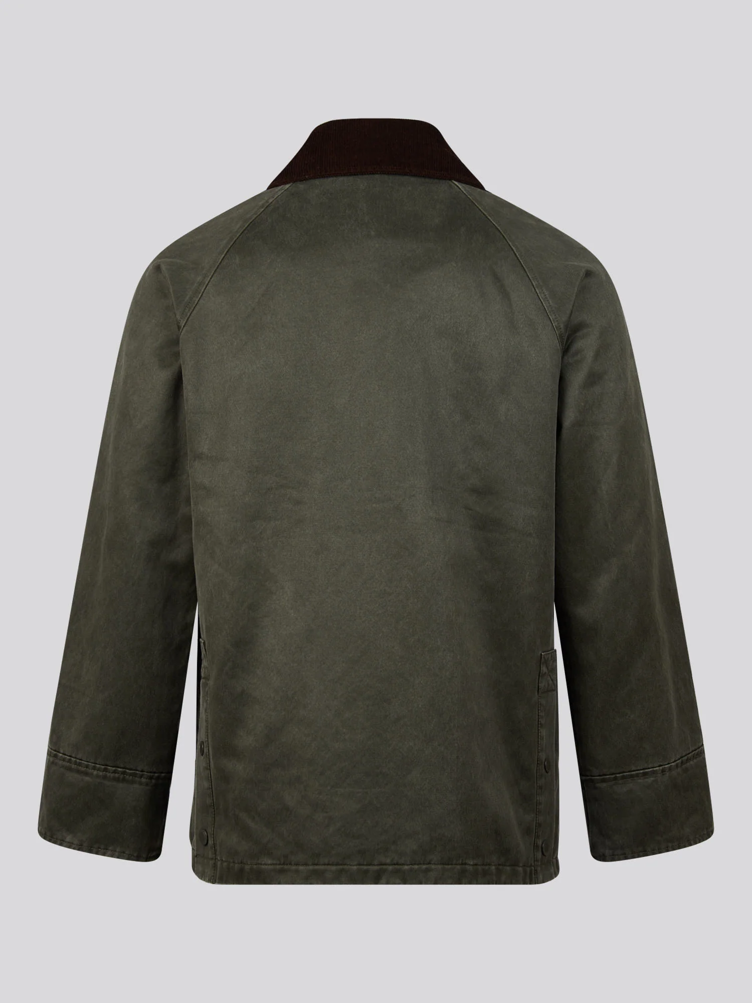 Womens Waxed Cotton Short Parka Chimera - Image 10