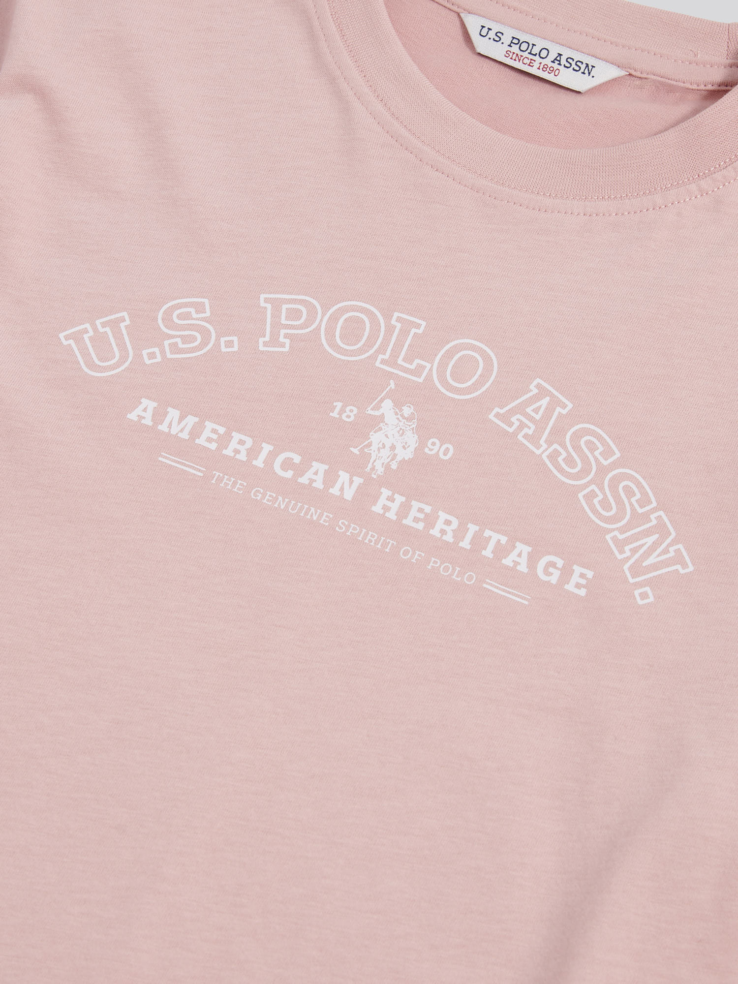 Womens Arc Graphic T-Shirt in Pale Mauve - Image 10