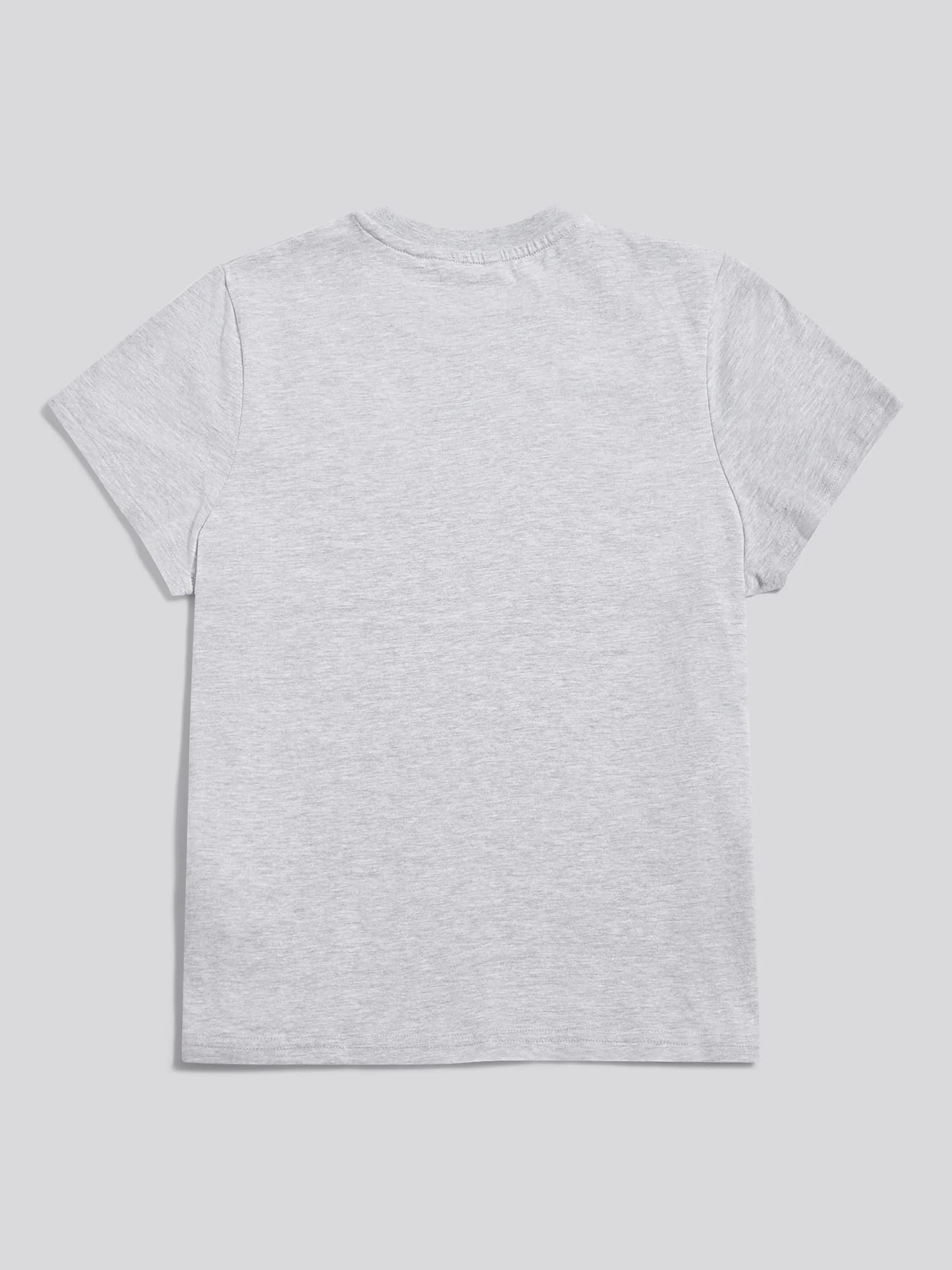 Womens Arc Graphic T-Shirt in Pearl Grey Marl - Image 8