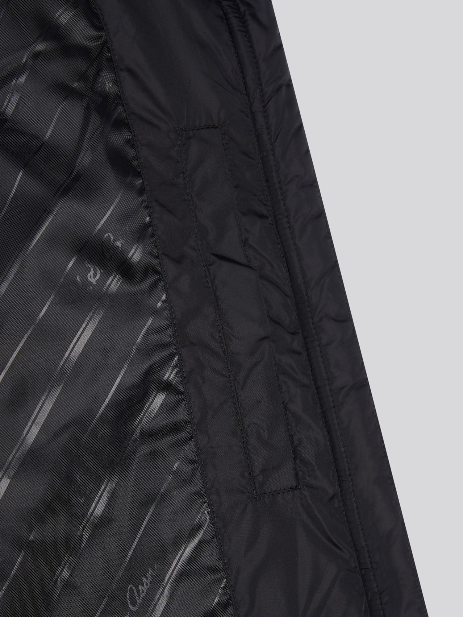 Womens Belted Puffer Jacket in Black - Image 11