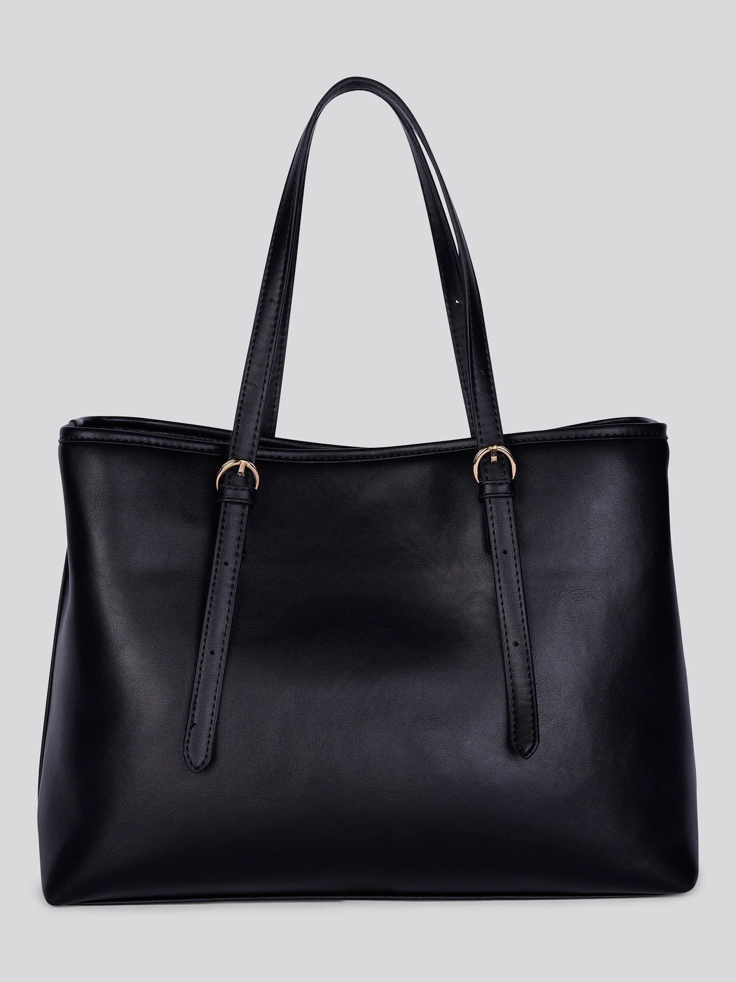 Womens Blackstone Shopping Bag in Black - Image 2