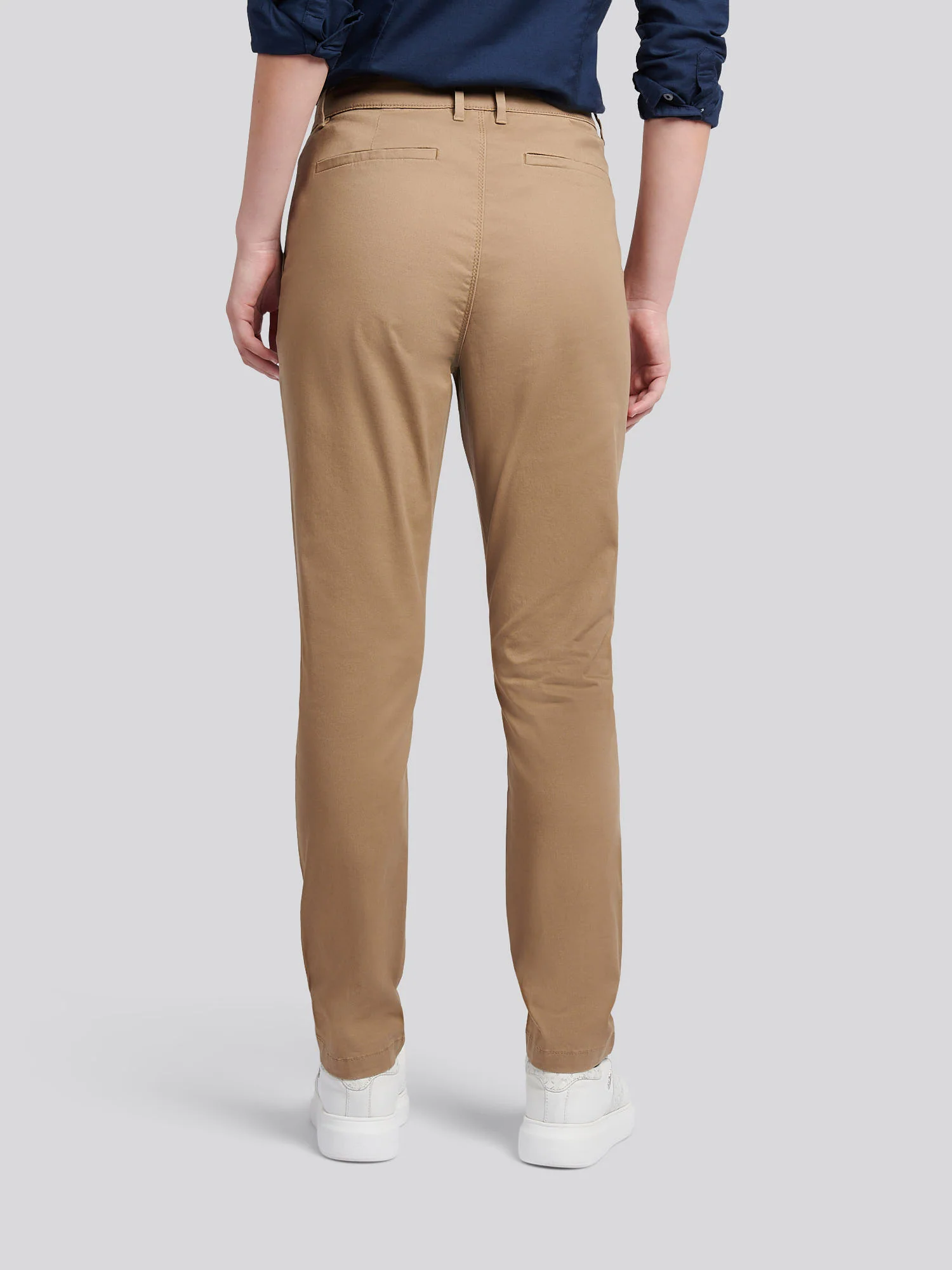 Womens Chino Trousers Sepia Tint - Image 4