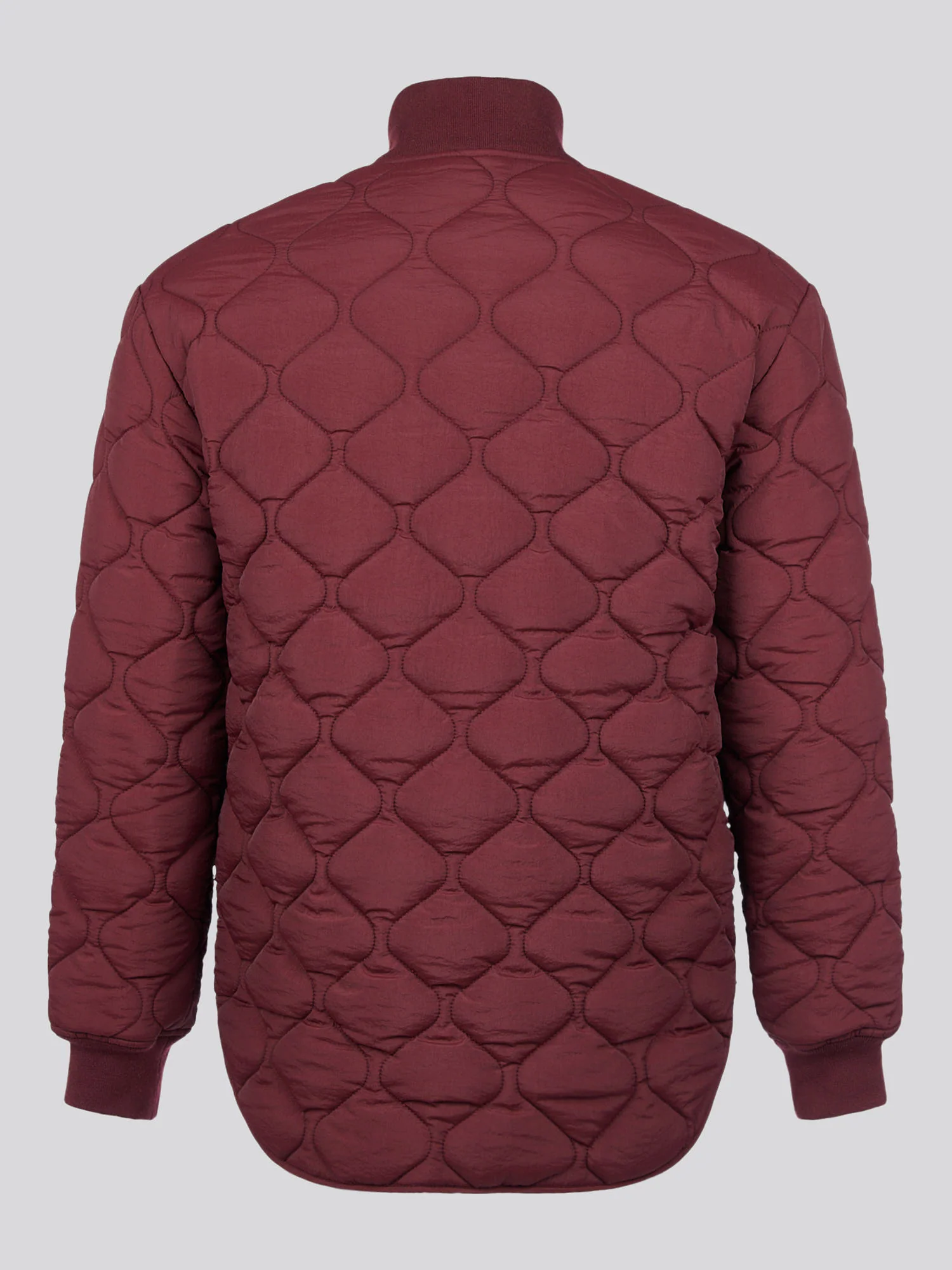Womens Contrast Bomber Jacket in Fig - Image 9
