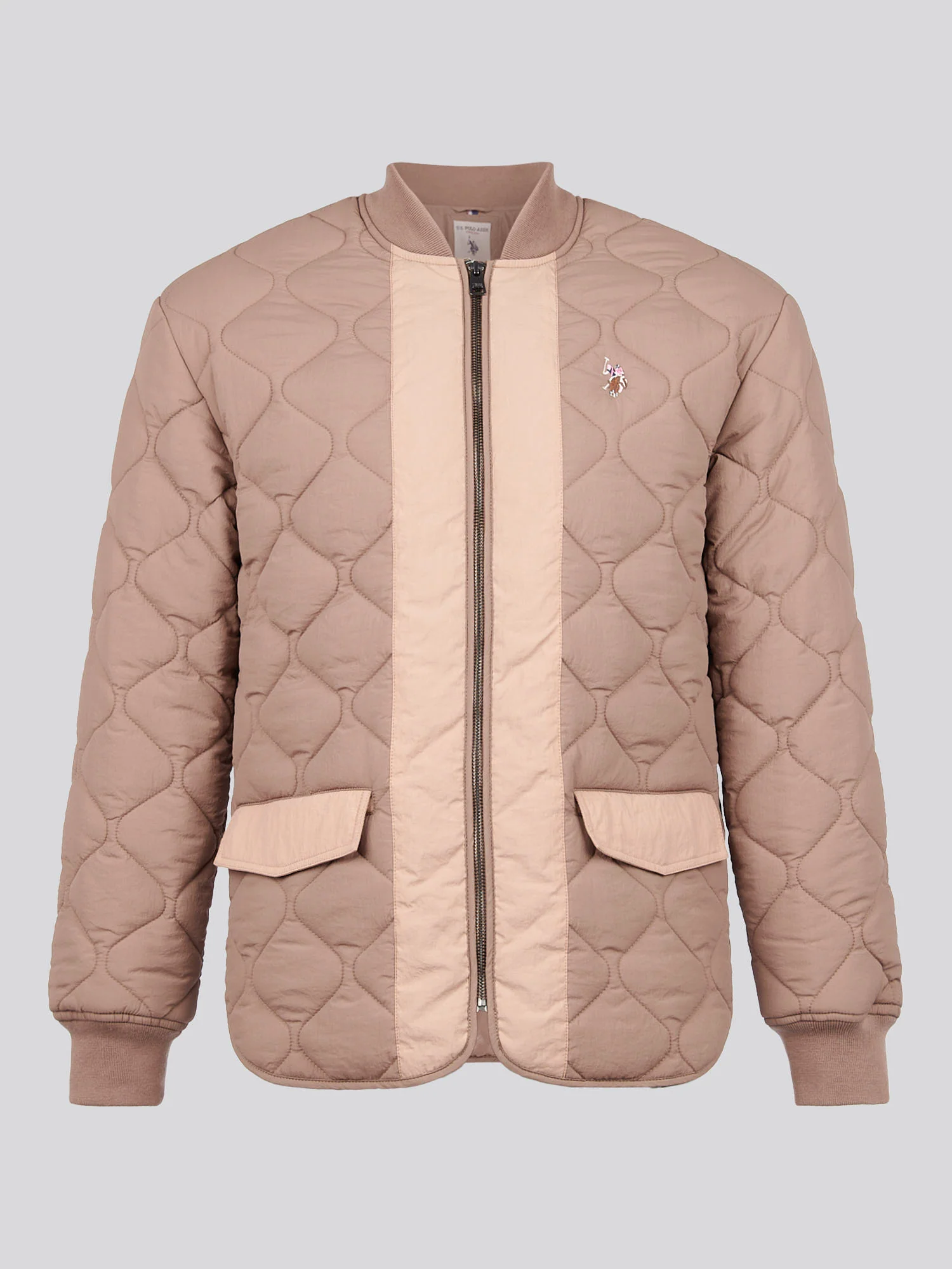 Womens Contrast Bomber Jacket in Leafless Tree - Image 6