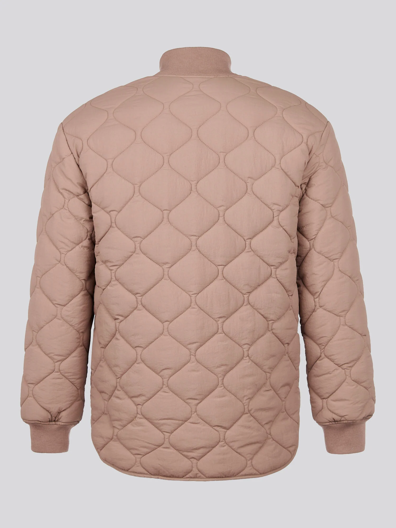 Womens Contrast Bomber Jacket in Leafless Tree - Image 8