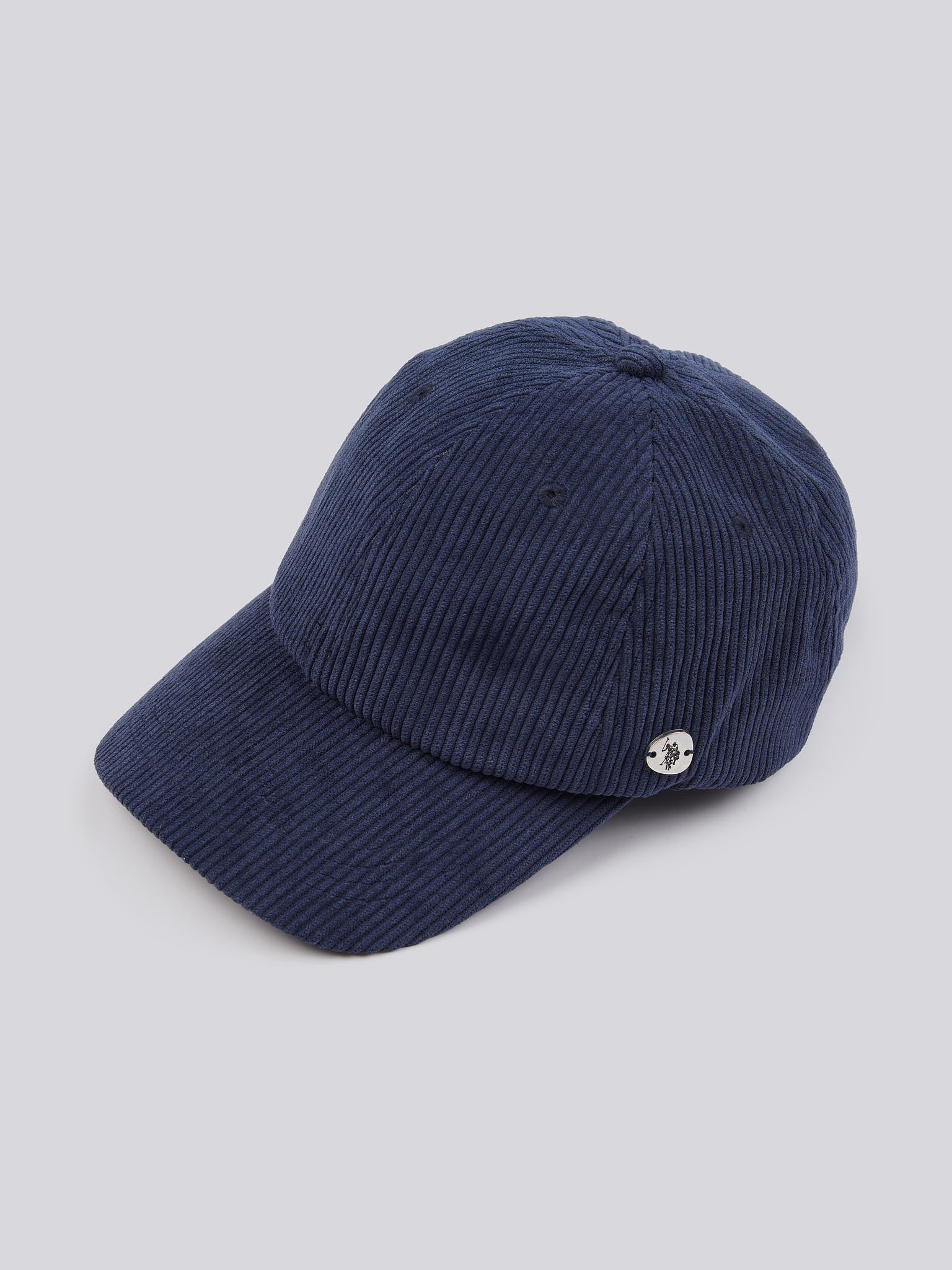 Womens Corduroy Casual Cap in Navy Iris - Image 5