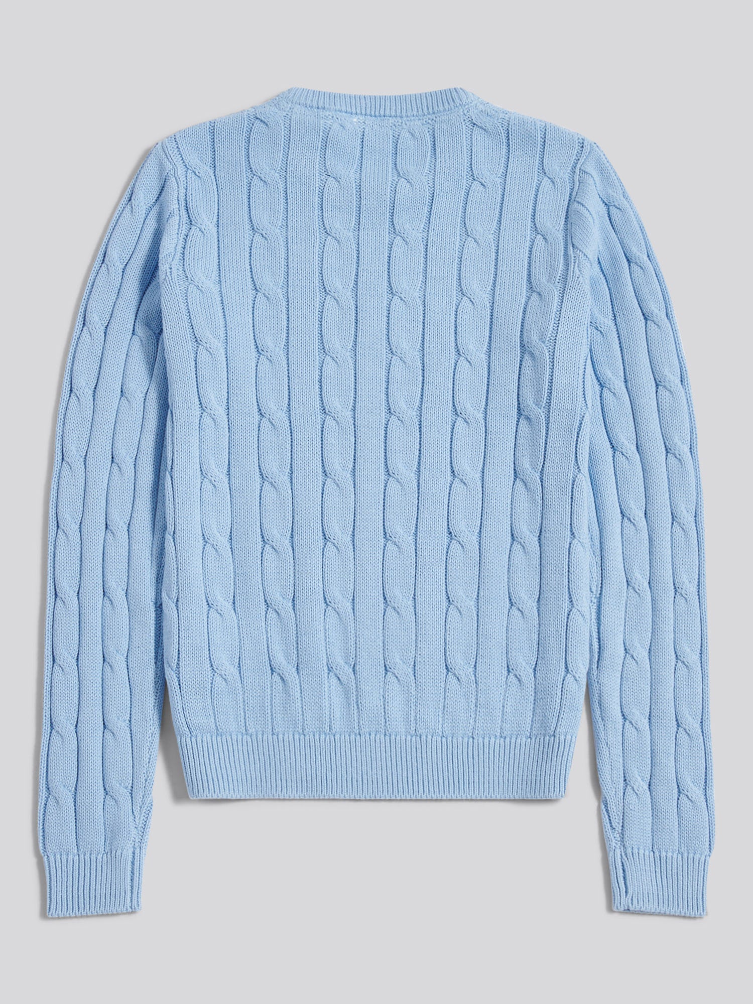 Womens Crew Neck Cable Jumper Open Air - Image 6