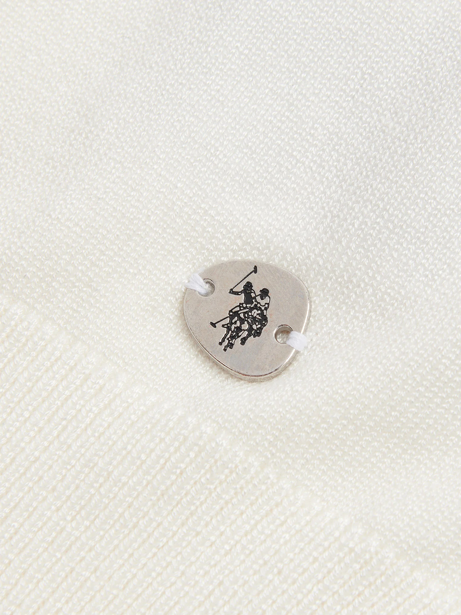 Womens Crew Neck Jumper in Marshmallow - Image 6