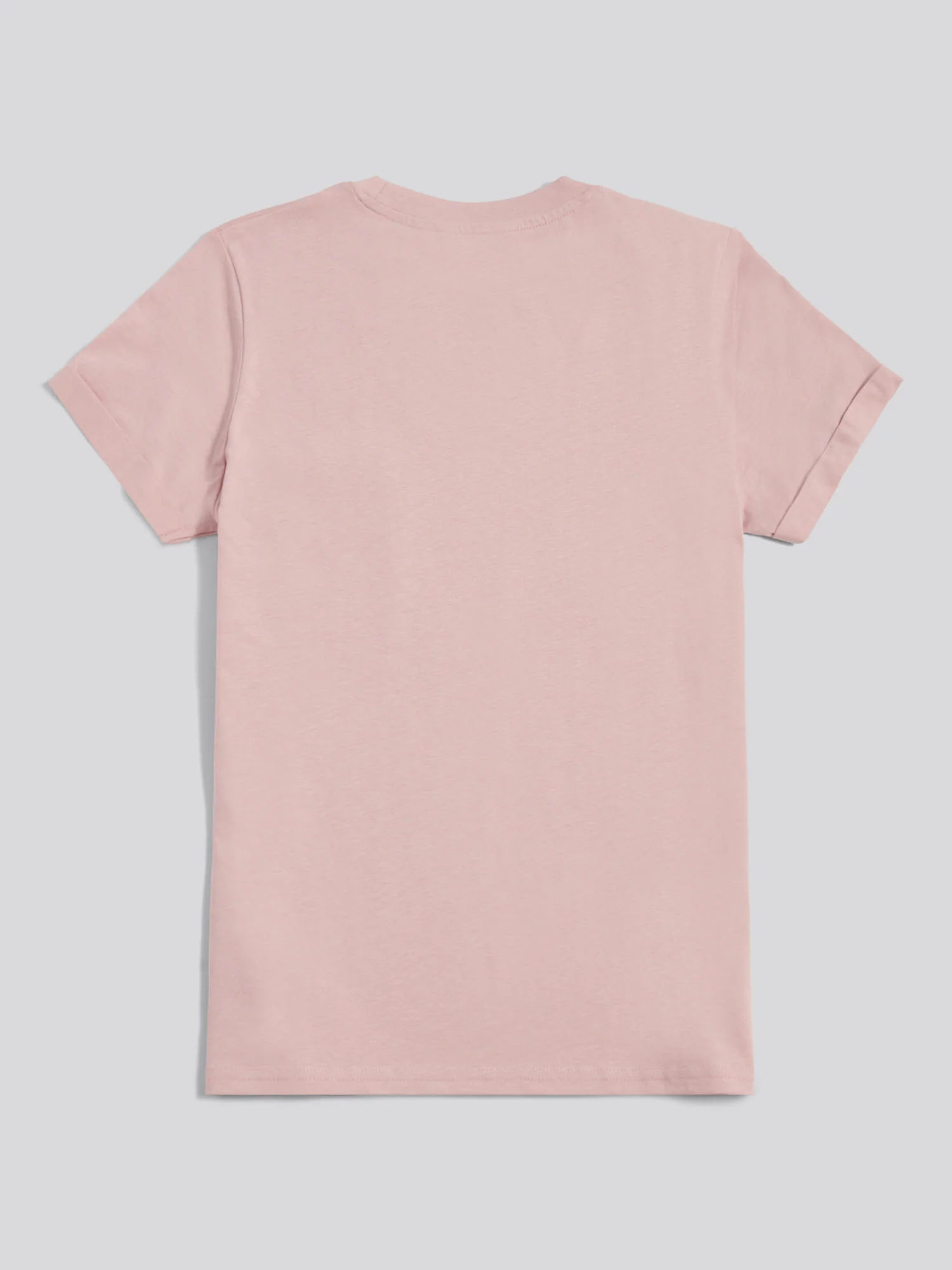 Womens Crew Neck Pocket T-Shirt in Pale Mauve - Image 9