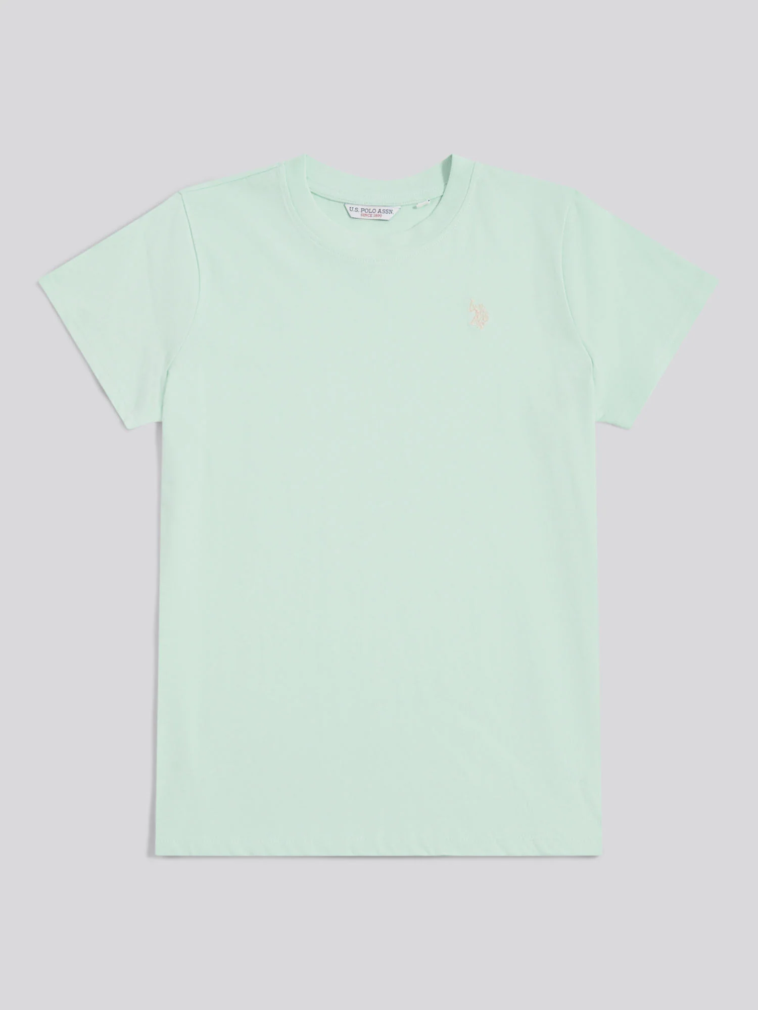 Womens Crew Neck T-Shirt Misty Jade - Image 5