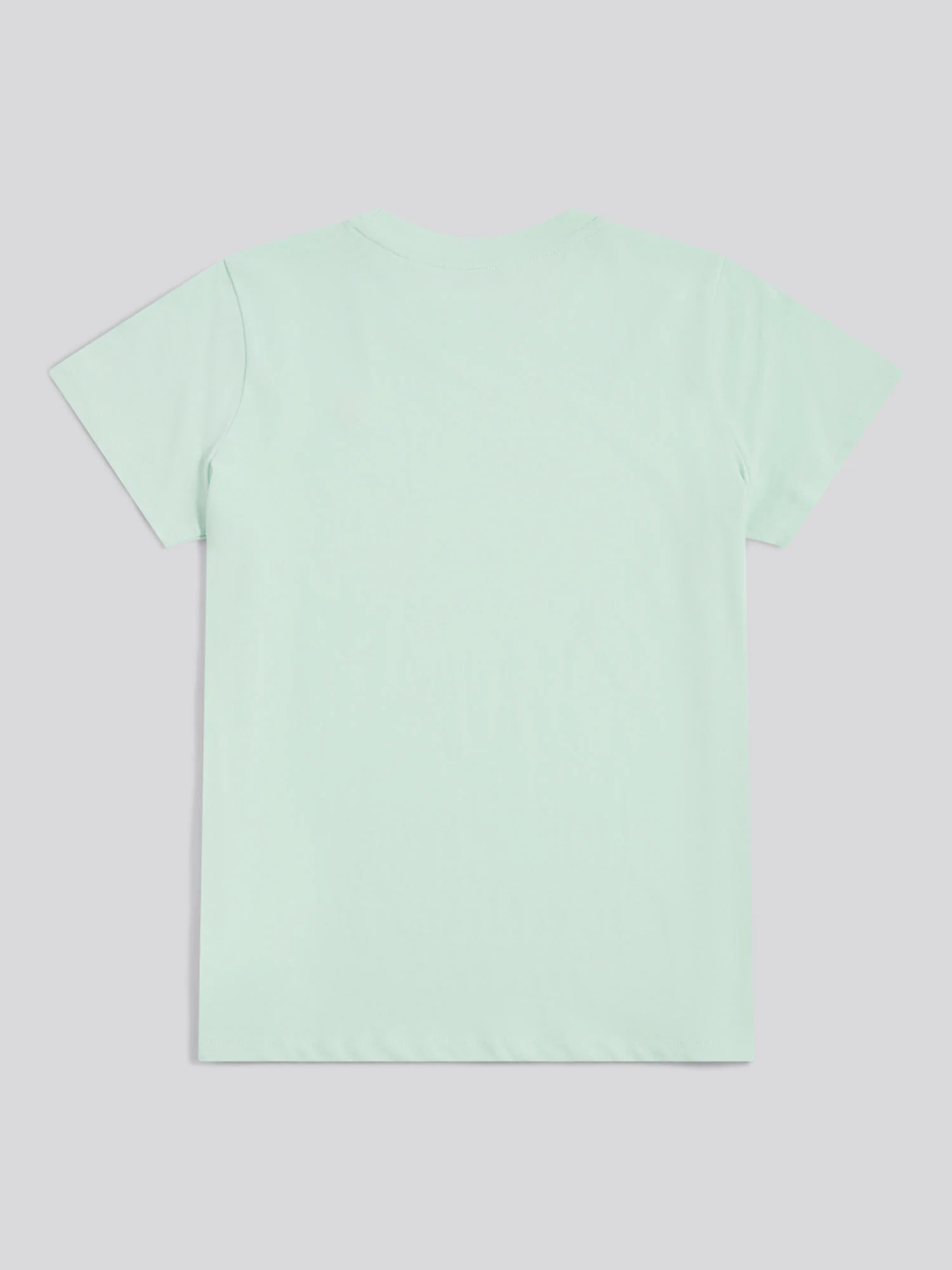 Womens Crew Neck T-Shirt Misty Jade - Image 6