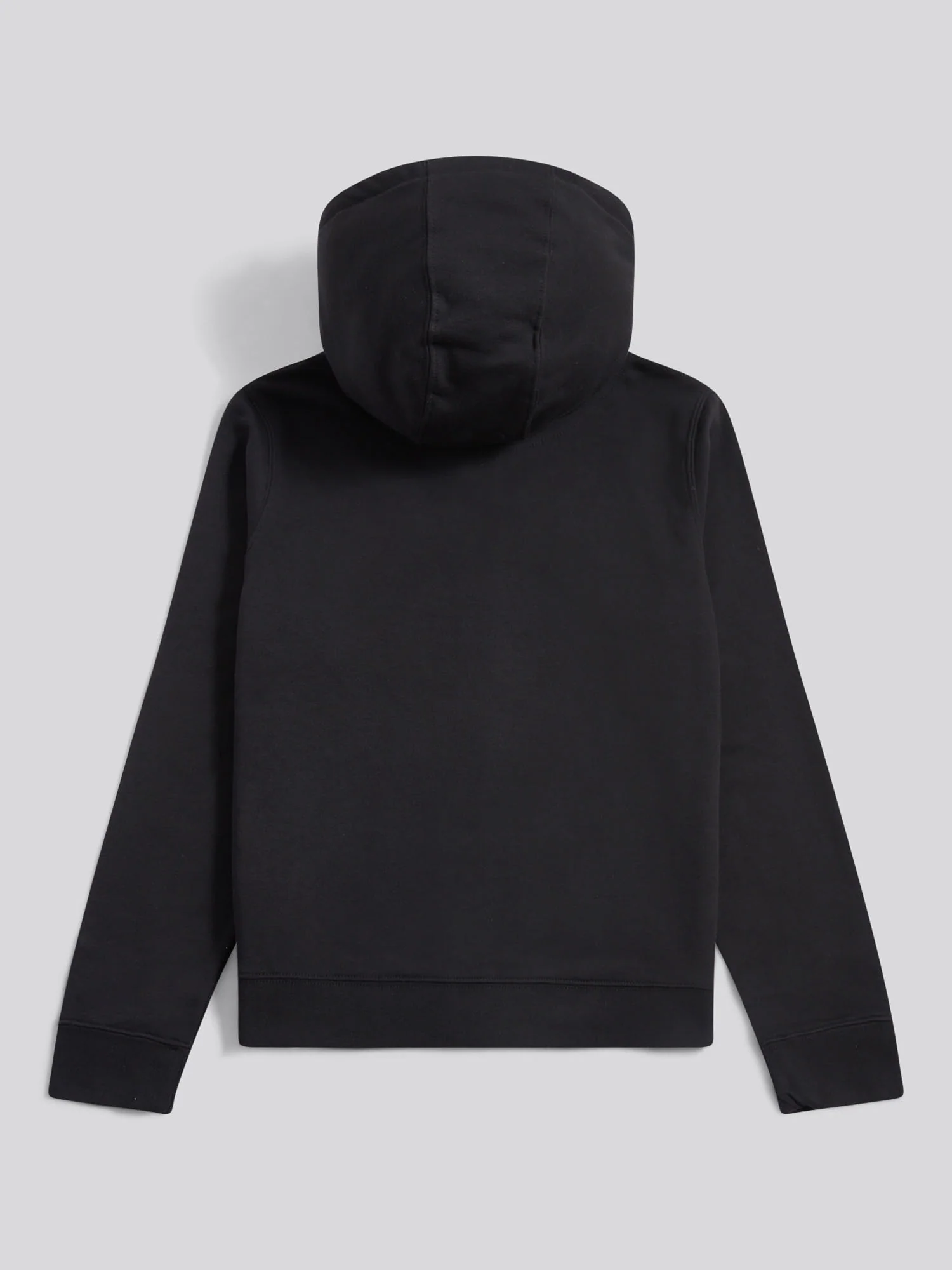 Womens Double Horsemen Zip Through Sweatshirt in Black - Image 6