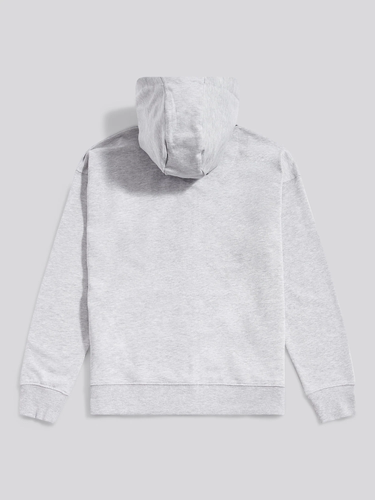 Womens Double Horsemen Zip Through Sweatshirt in Pearl Grey Marl - Image 7