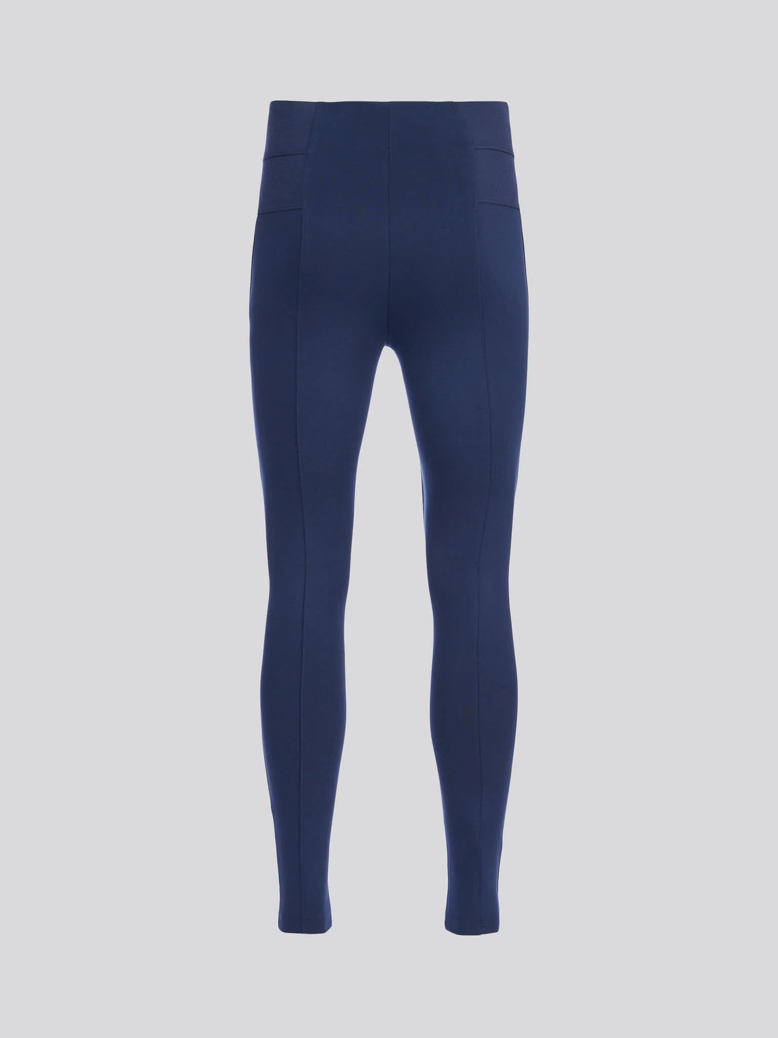 Womens Elastic Waistband Legging Navy Iris - Image 7