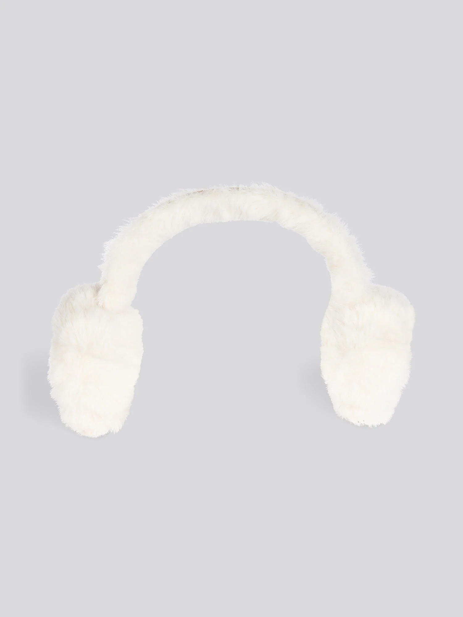 Womens Faux Sheepskin Earmuffs in Natural - Image 6