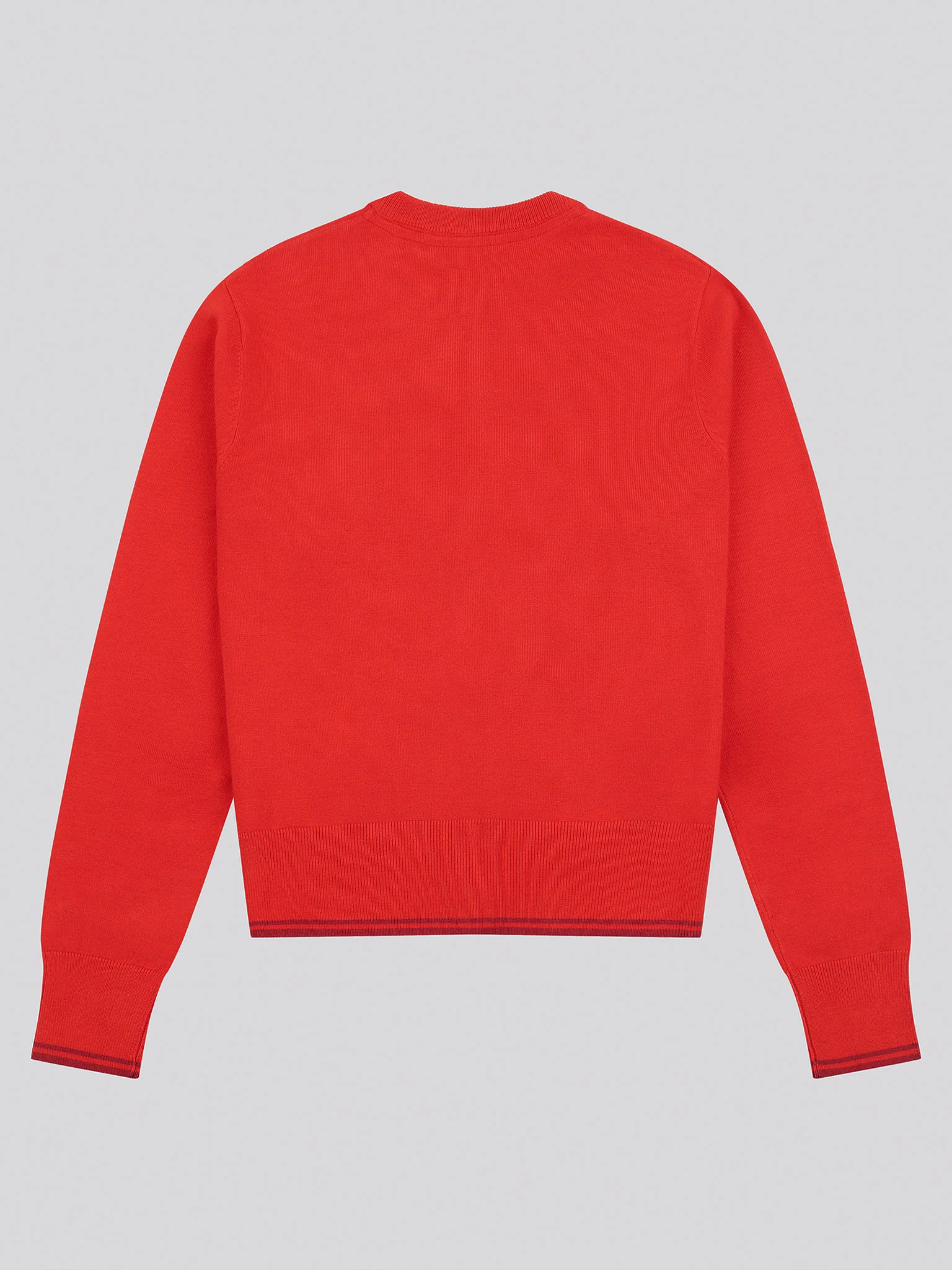 Womens Fine Knit Cardigan in Aura Orange - Image 9