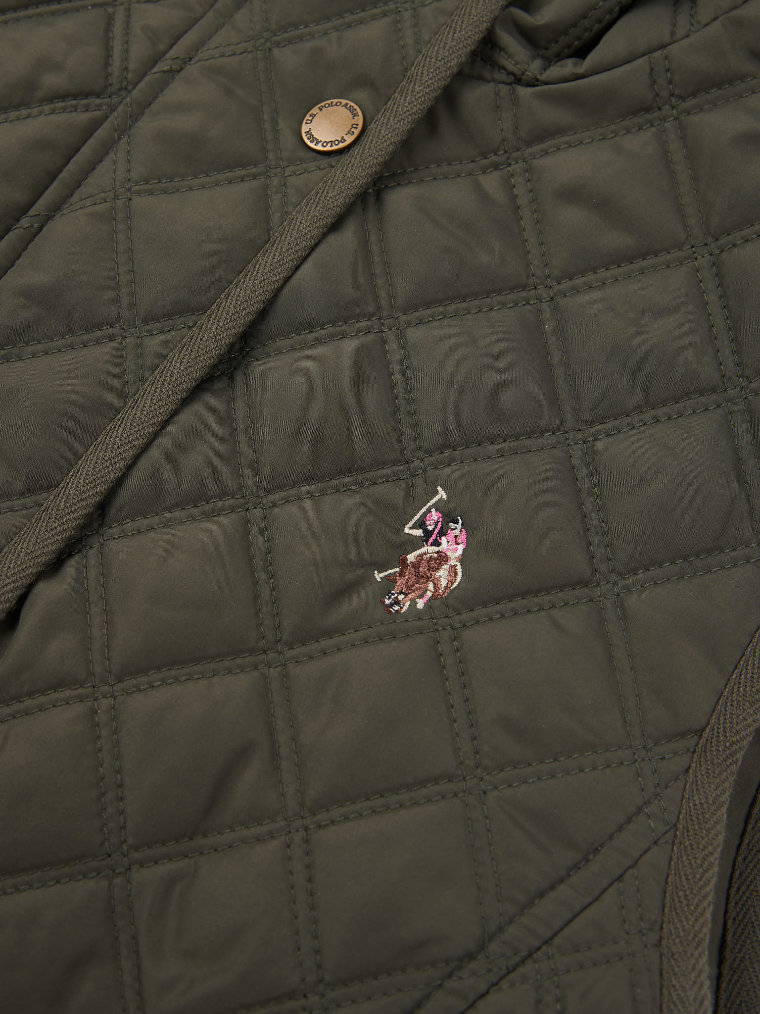Womens Hacking Quilted Gilet in Chimera - Image 9