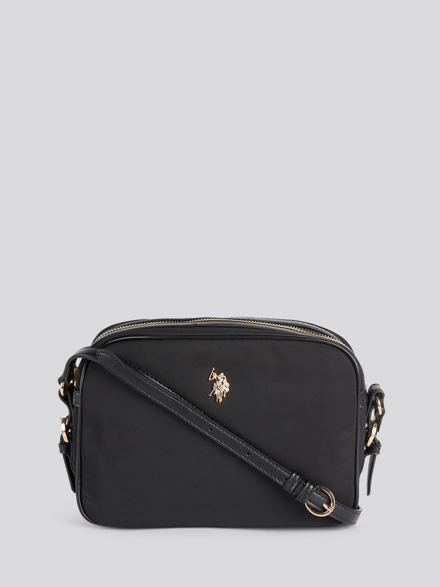 U.S. Polo Assn. Womens Houston Crossbody Bag Black