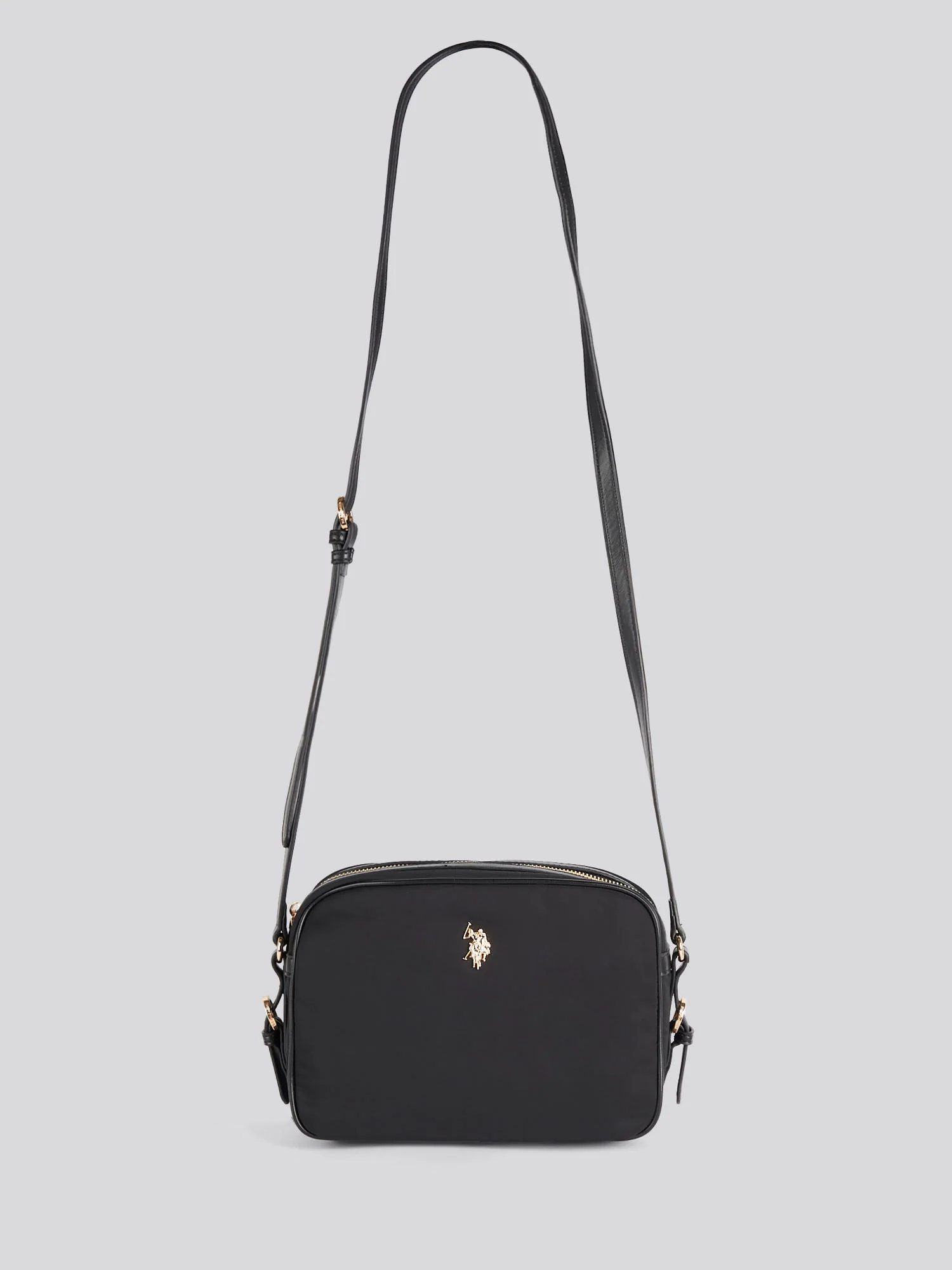 U.S. Polo Assn. Womens Houston Crossbody Bag Black - Image 4