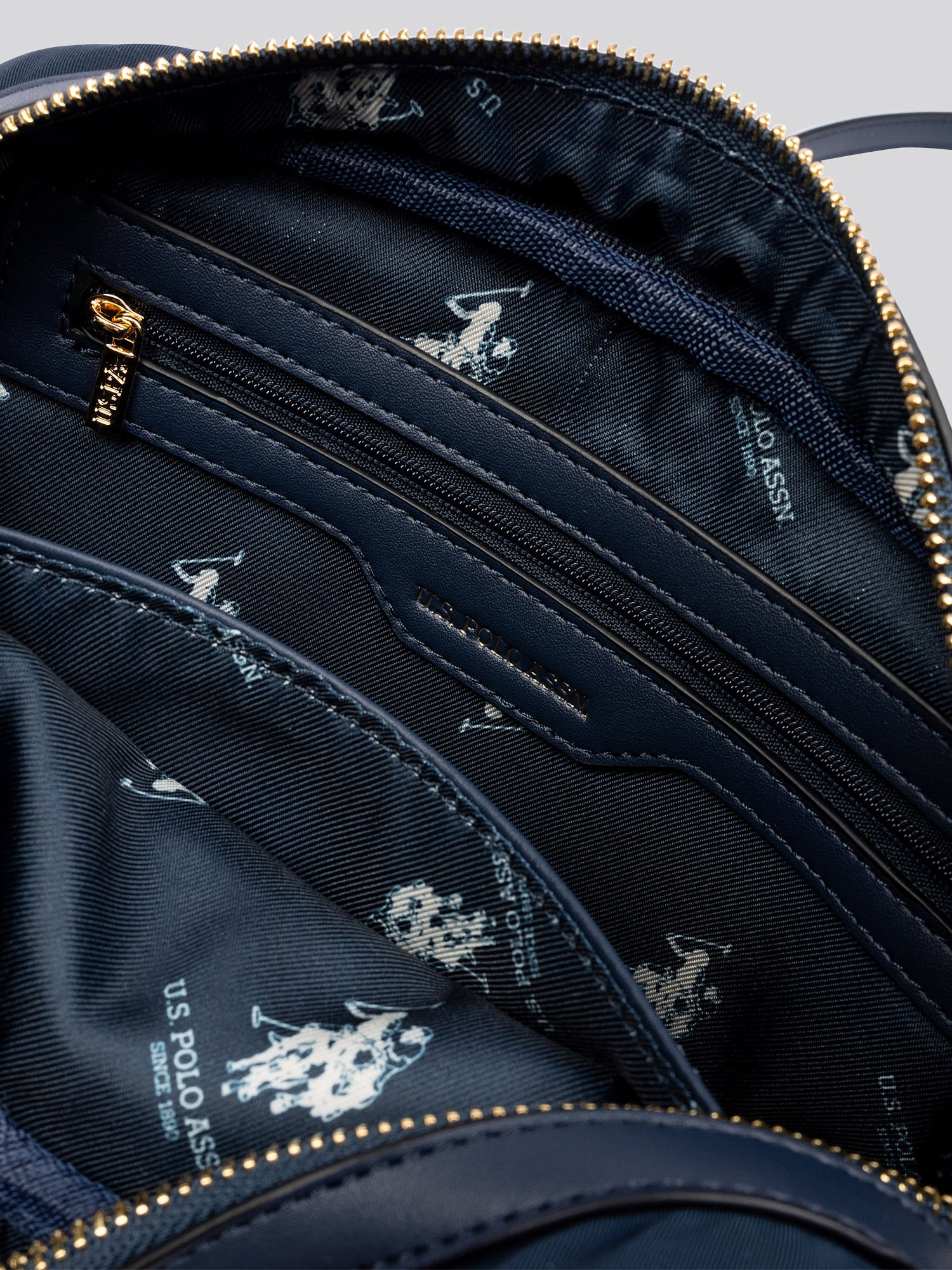 U.S. Polo Assn. Womens Houston Crossbody Bag Navy - Image 2