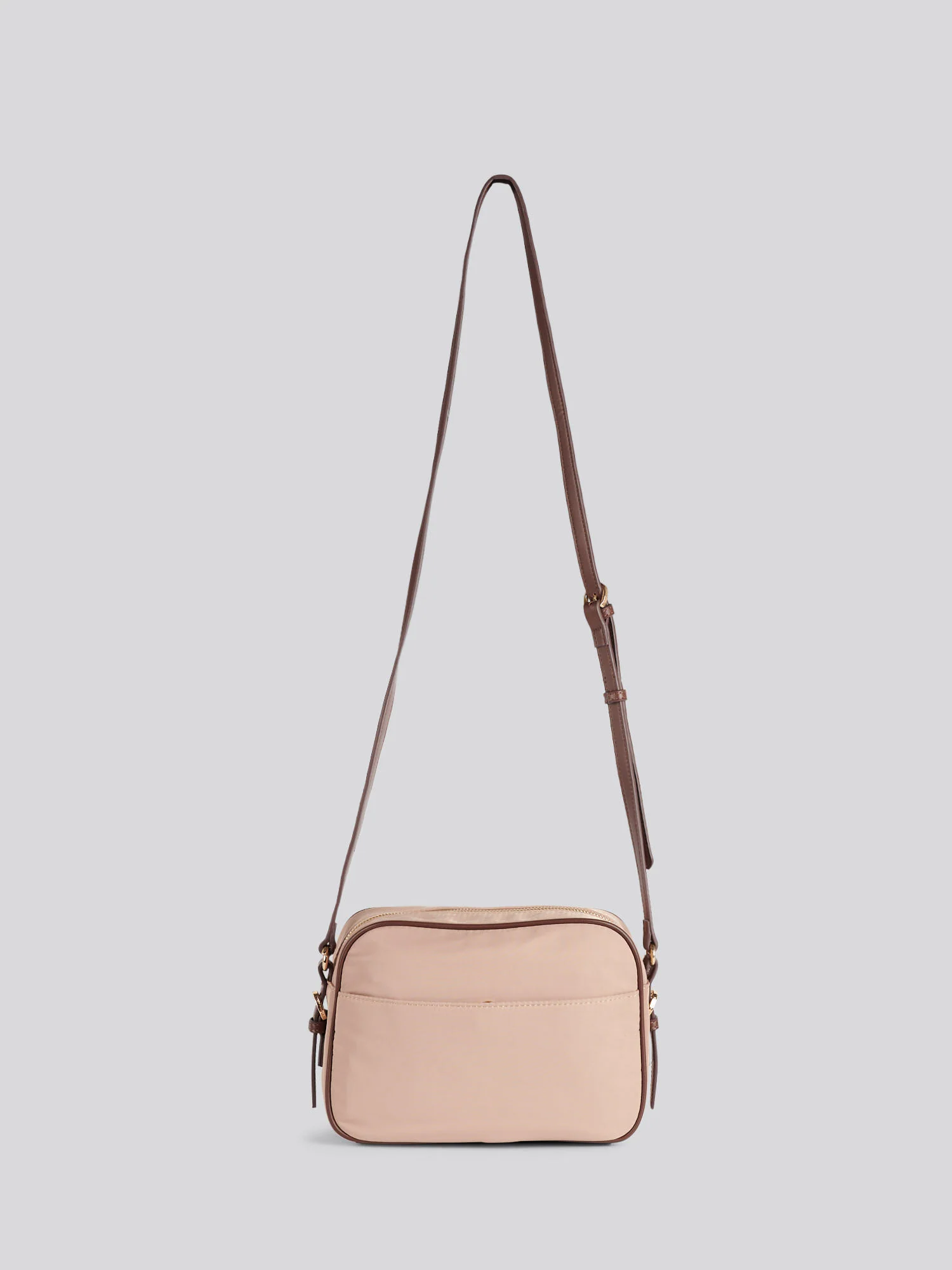 U.S. Polo Assn. Womens Houston Crossbody Pocket Bag Warm Taupe - Image 3