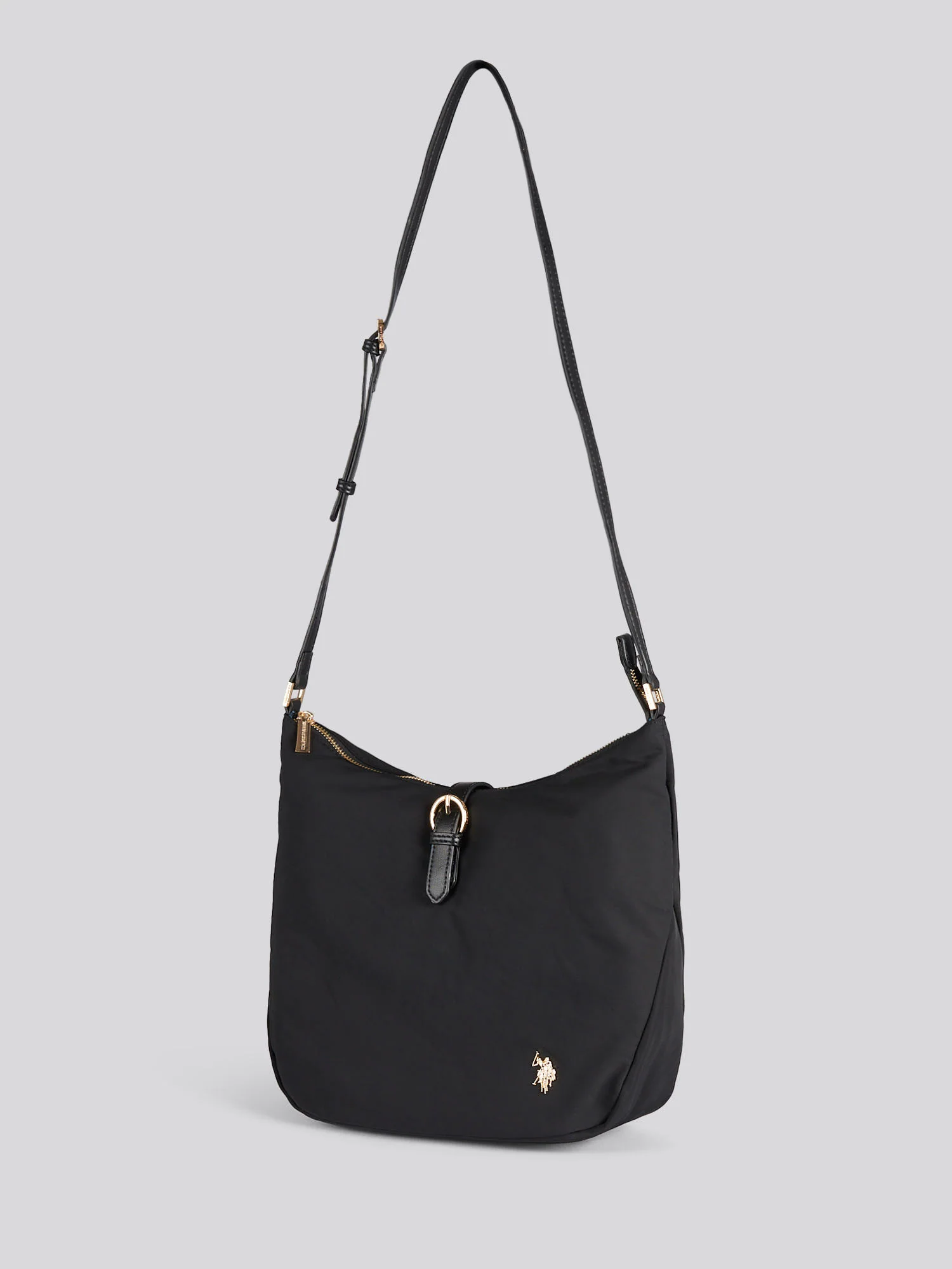 U.S. Polo Assn. Womens Houston Hobo Bag Black - Image 2