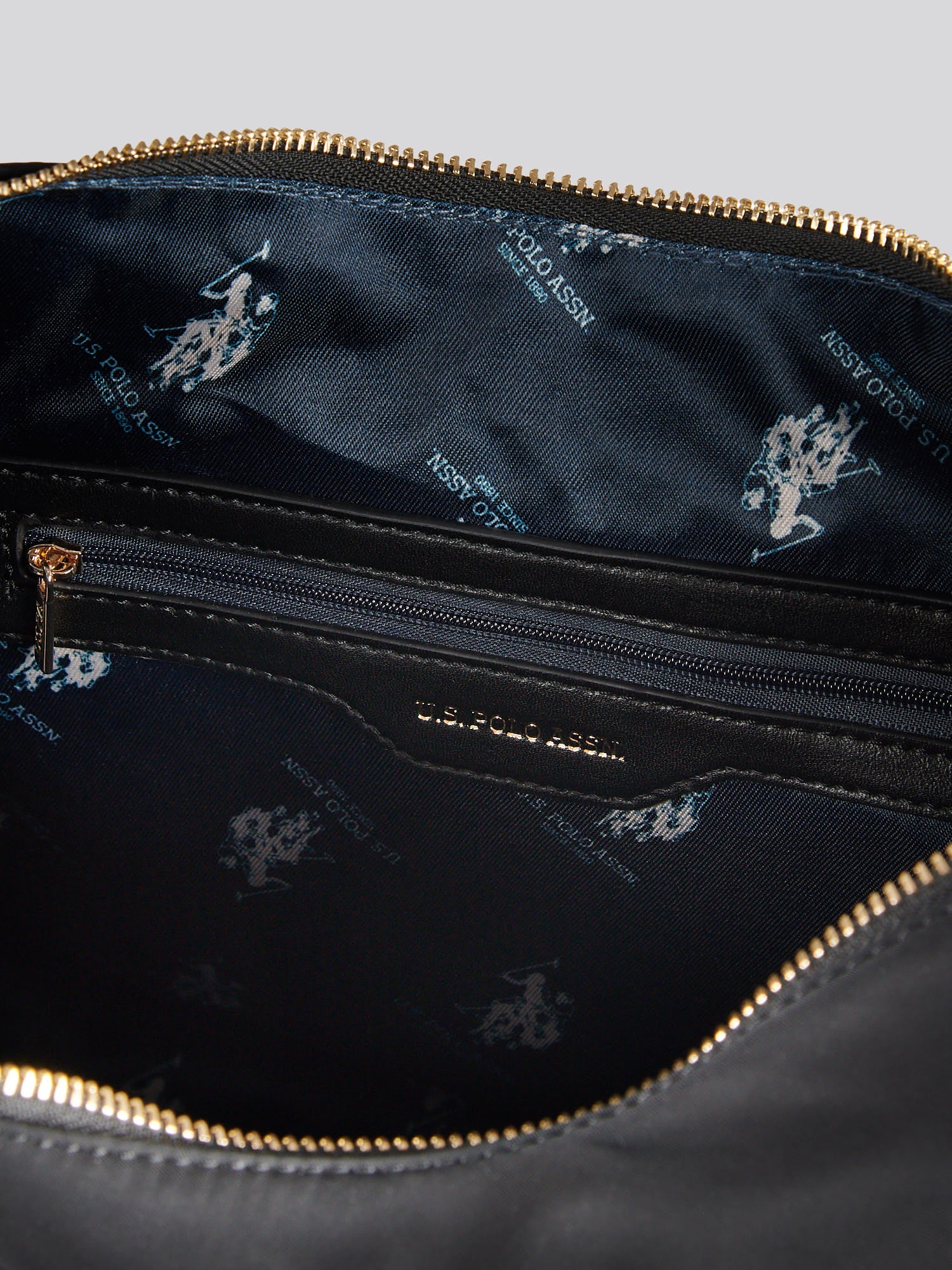 U.S. Polo Assn. Womens Houston Hobo Bag Black - Image 7