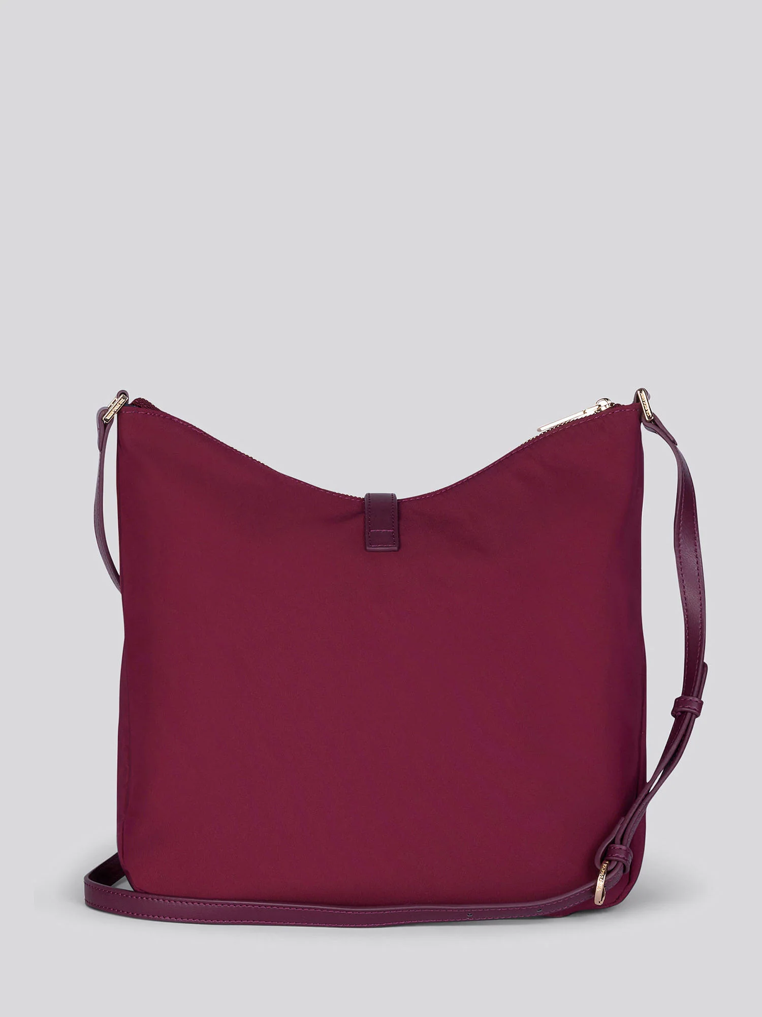 U.S. Polo Assn. Womens Houston Hobo Bag Wine - Image 3