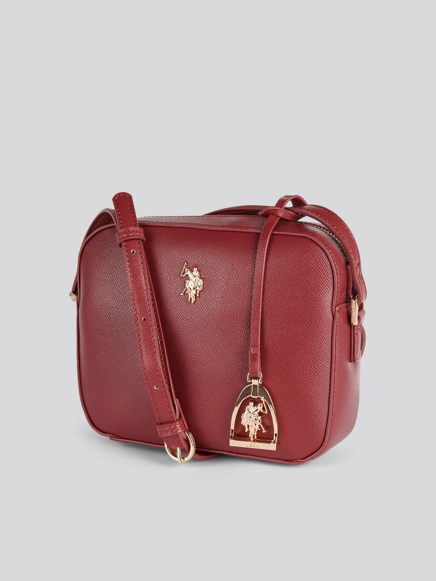 U.S. Polo Assn. Womens Jones Crossbody Bag Wine - Image 2