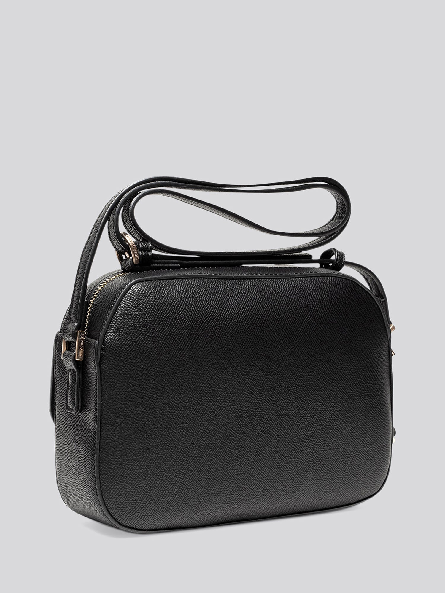 U.S. Polo Assn. Womens Jones Crossbody Pocket Bag Black - Image 2