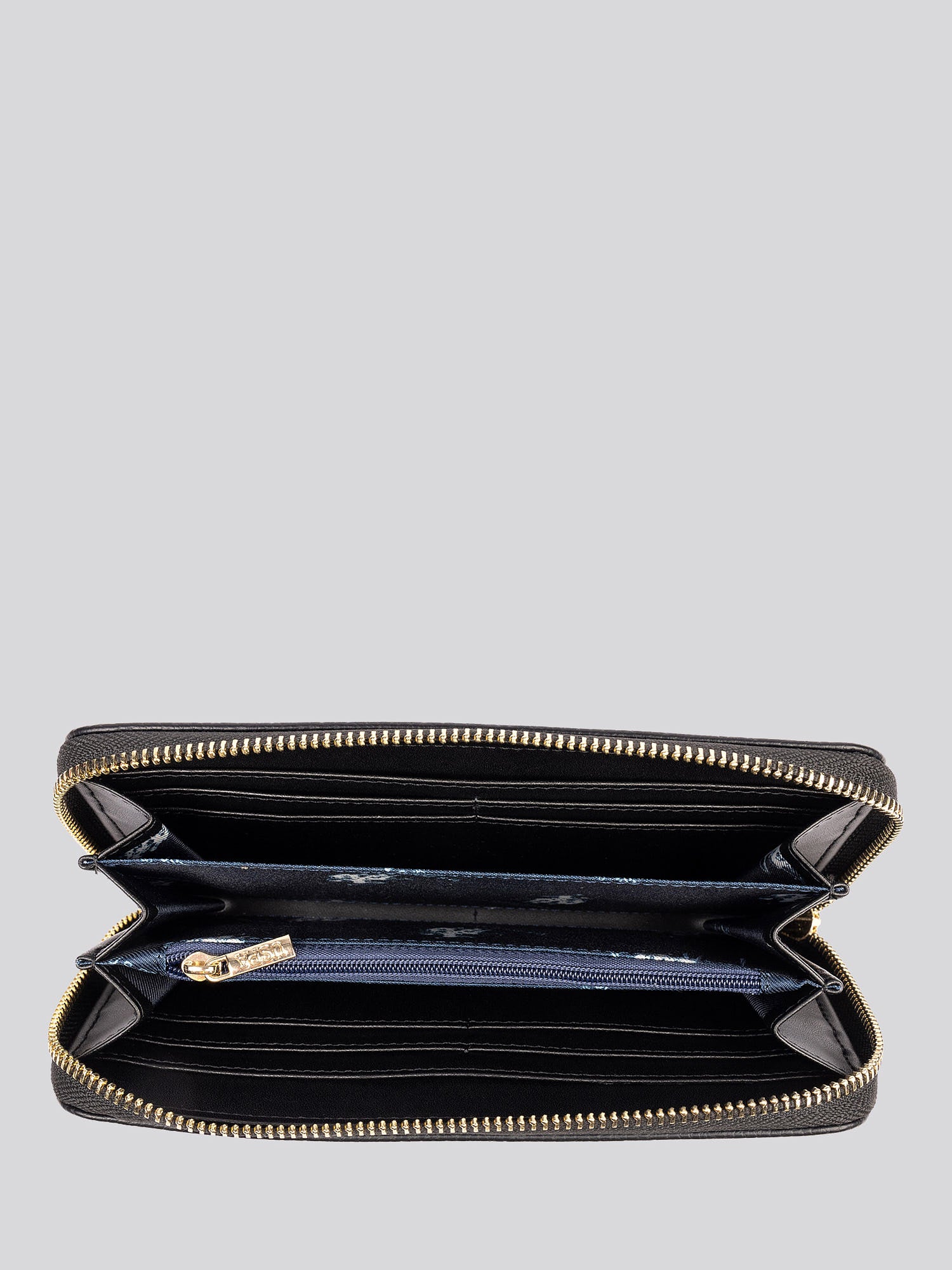 Womens Jones Large Zip Around Wallet in Black - Image 3