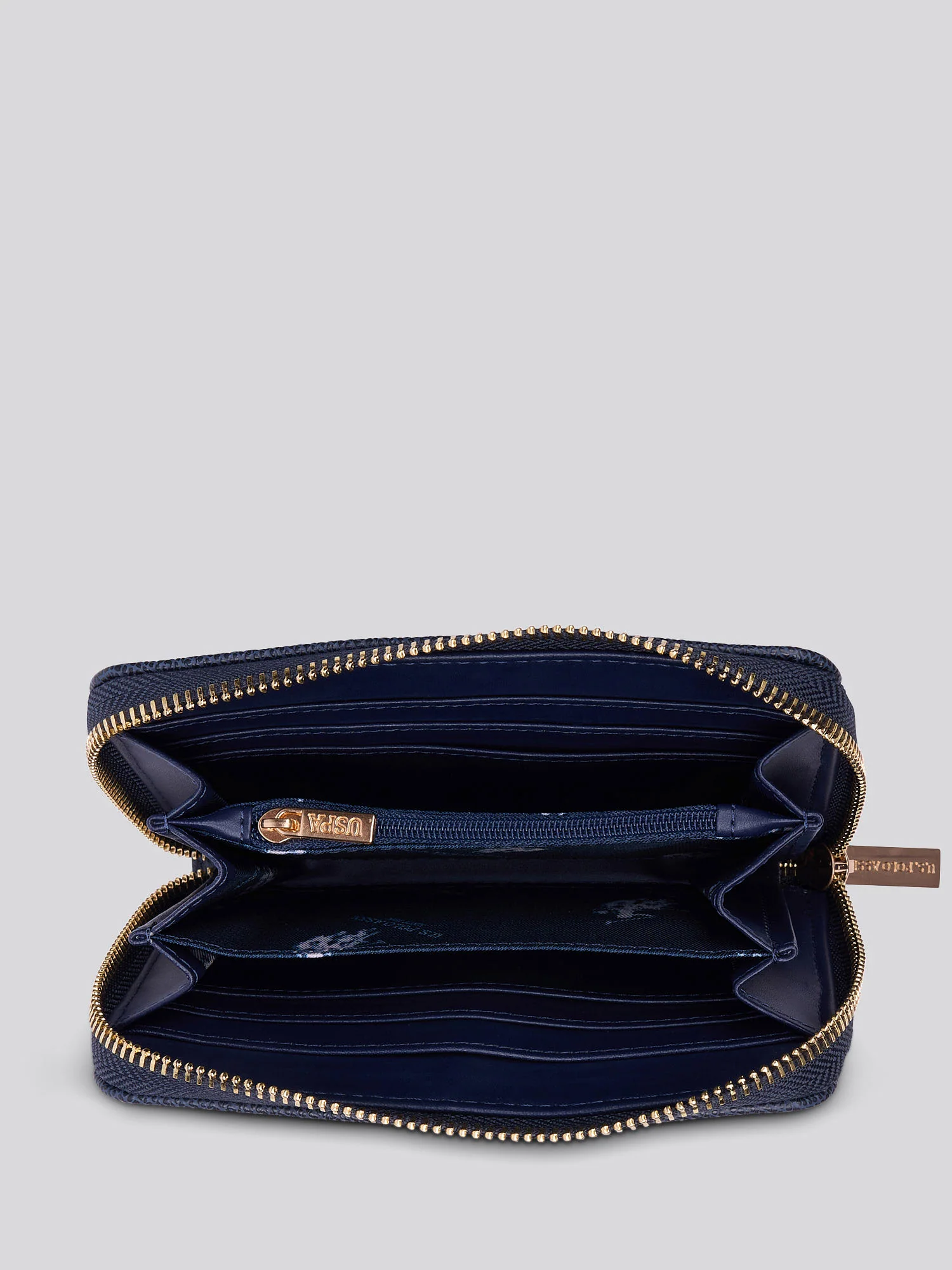 Womens Jones Medium Zip Wallet in Navy - Image 3