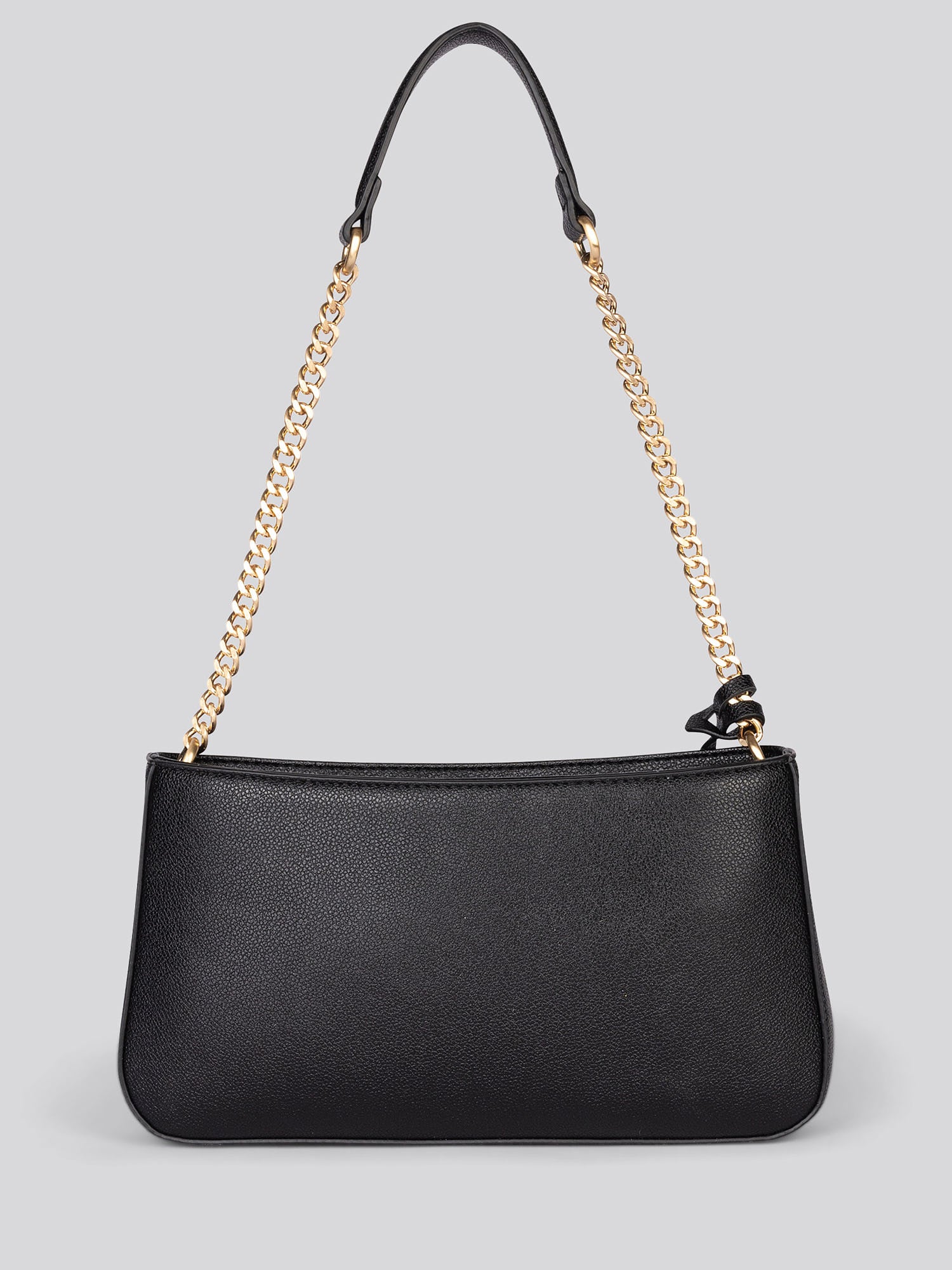 Womens Jones Small Hobo Bag w/ Chain in Black - Image 2