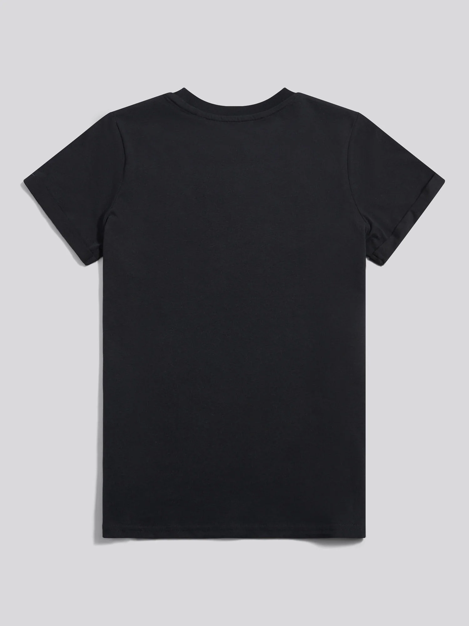 Womens Large Tonal Double Horsemen T-Shirt in Black - Image 7
