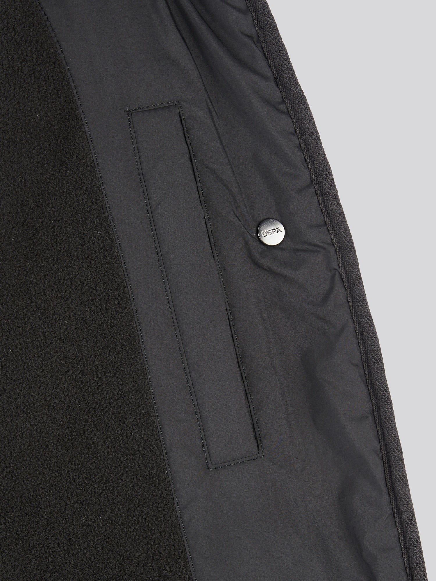 Womens Lightweight Quilted Jacket in Black - Image 10