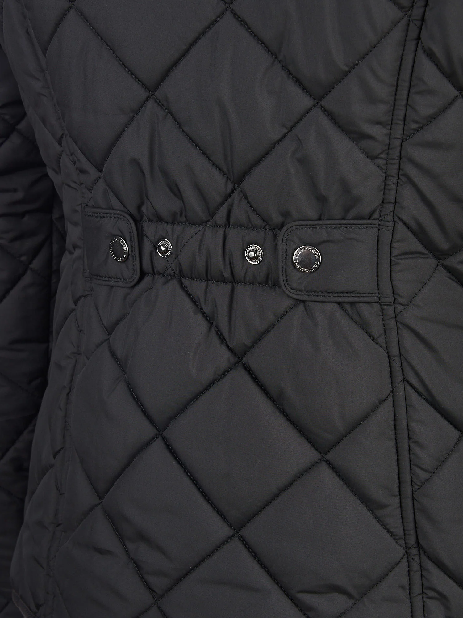 Womens Lightweight Quilted Jacket in Black - Image 12
