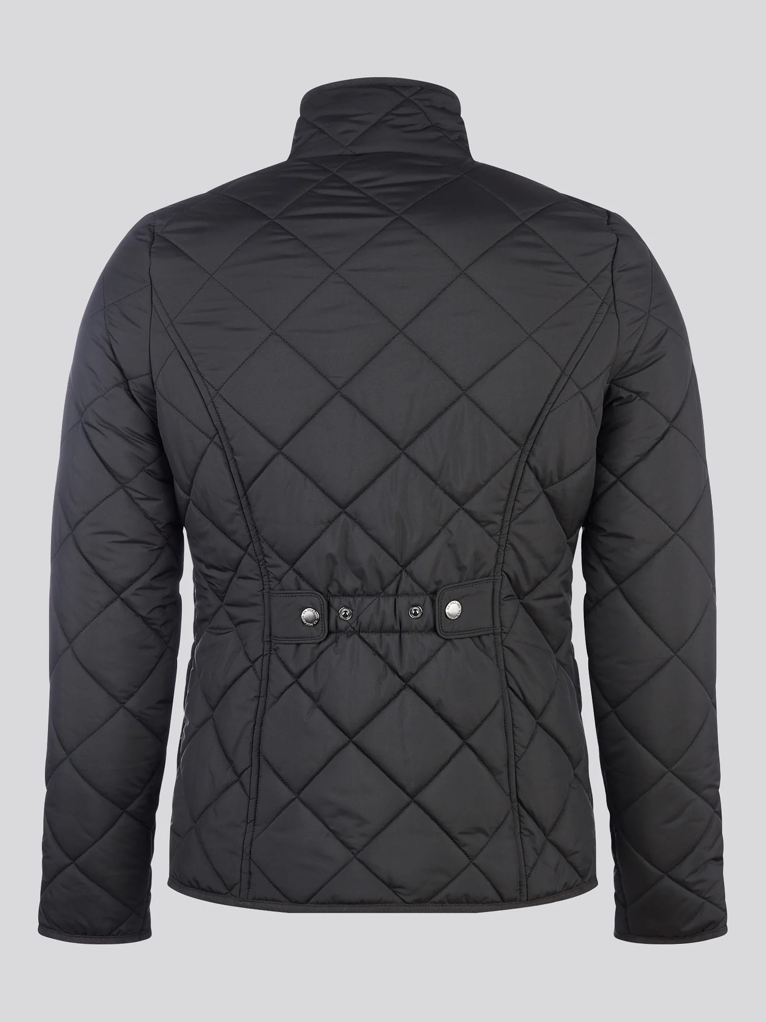 Womens Lightweight Quilted Jacket in Black - Image 8