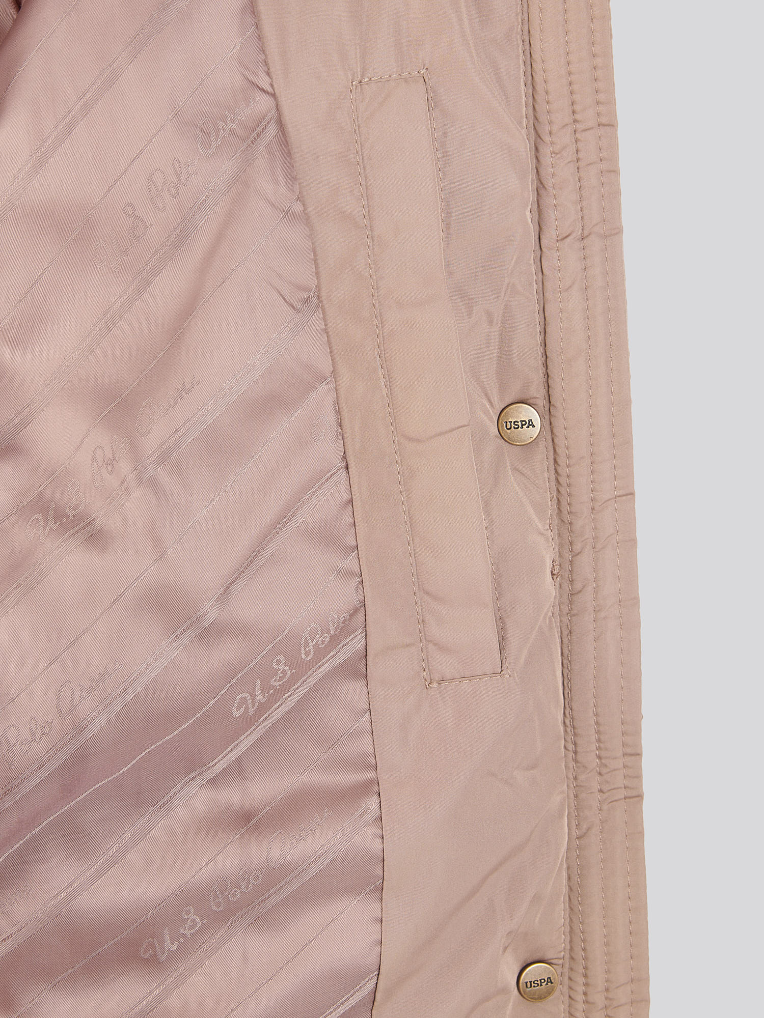 Womens Longline Square Quilt Puffer Coat in Leafless Tree - Image 13