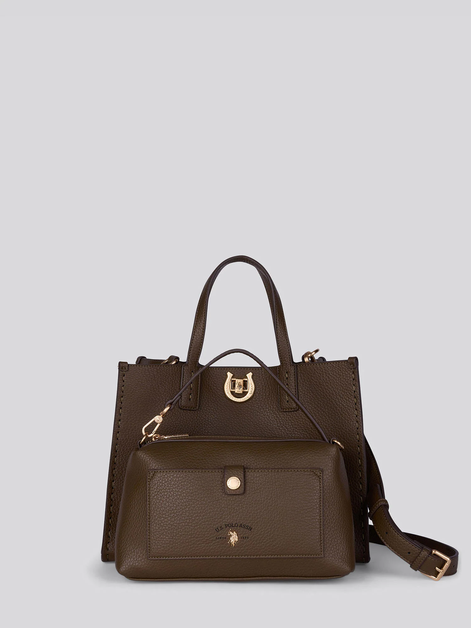 Womens Middleton Double Handle Bag in Stone