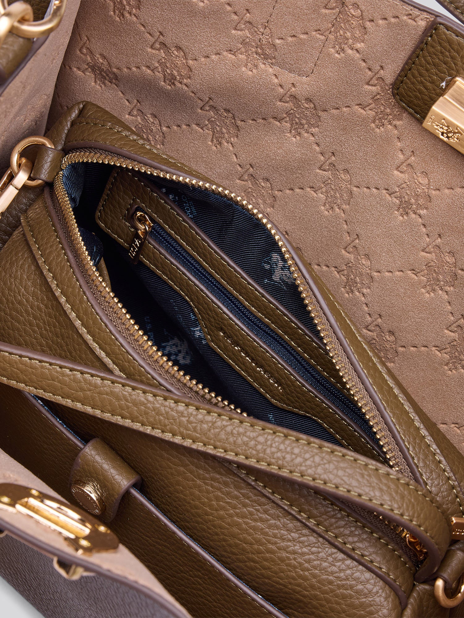 Womens Middleton Double Handle Bag in Stone - Image 2