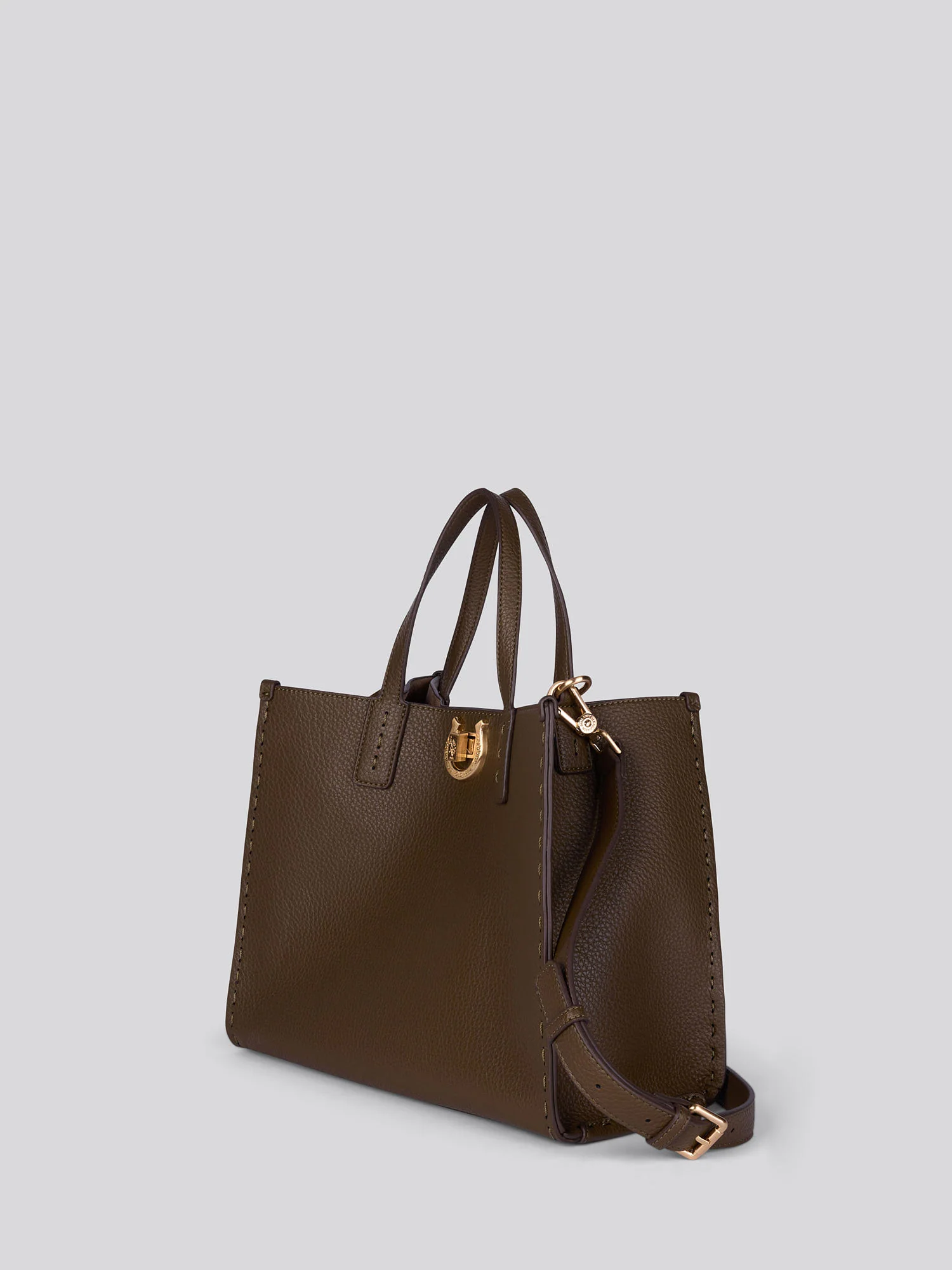 Womens Middleton Double Handle Bag in Stone - Image 4