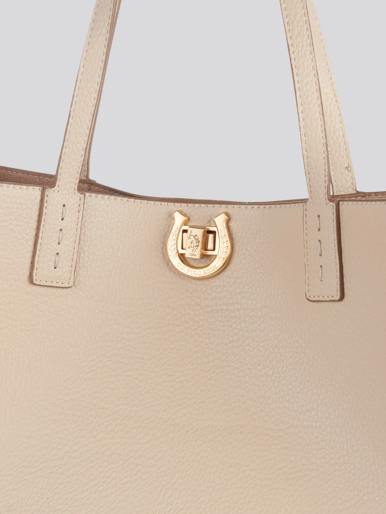 Womens Middleton Large Shopping Bag in Beige - Image 8