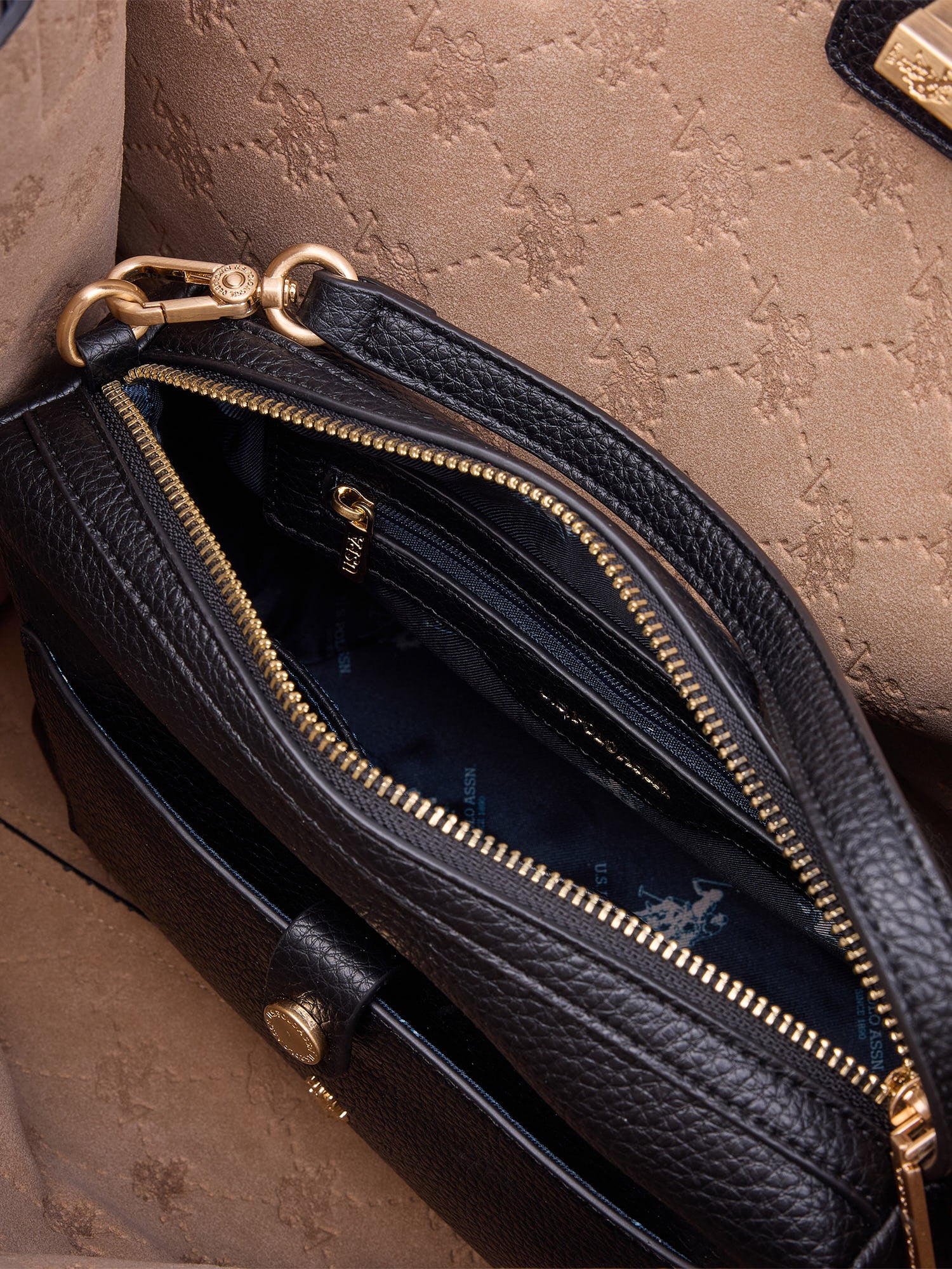 Womens Middleton Large Shopping Bag in Black - Image 2