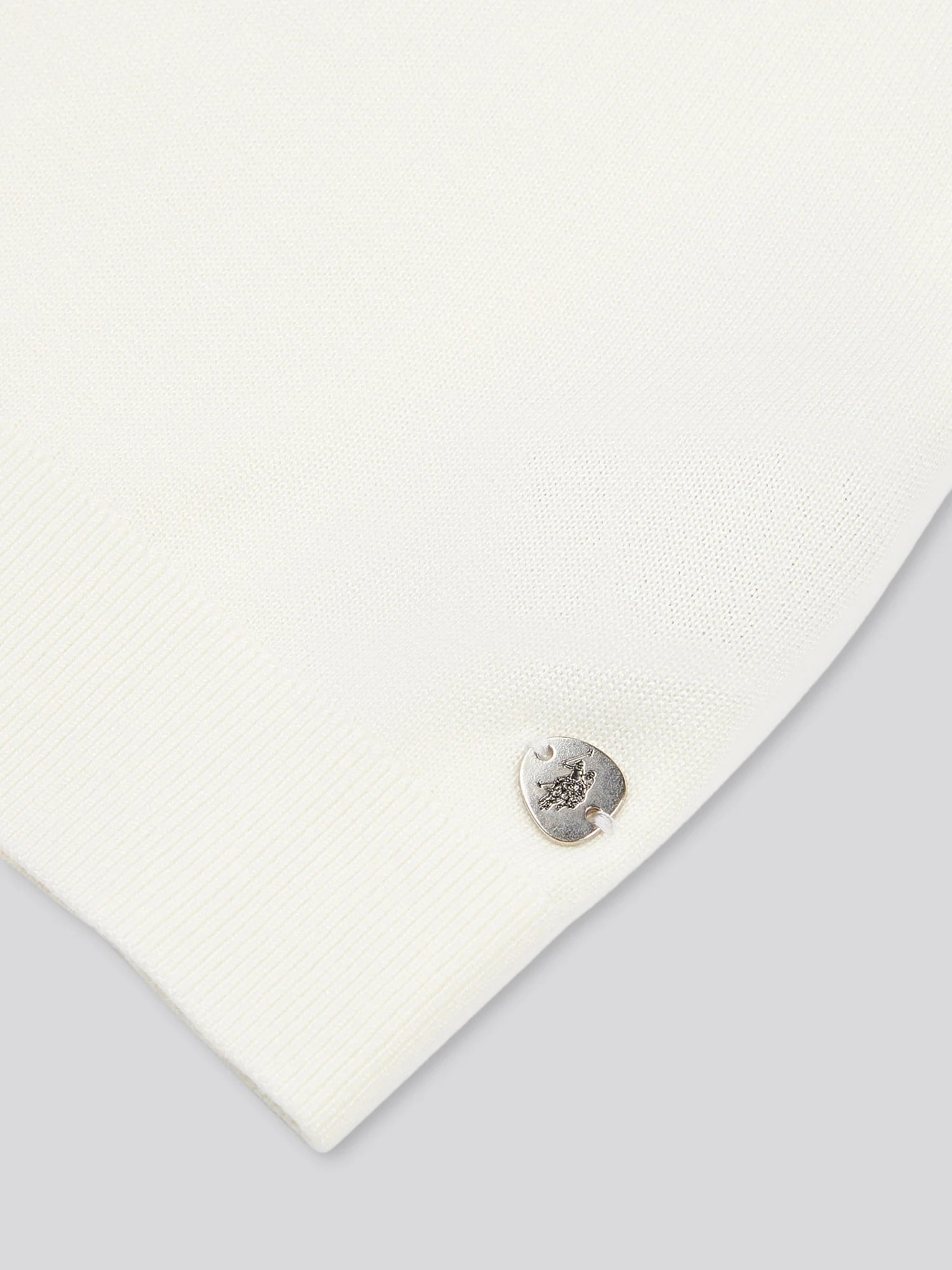 Womens Mock Neck Sleeveless Knit Marshmallow - Image 6
