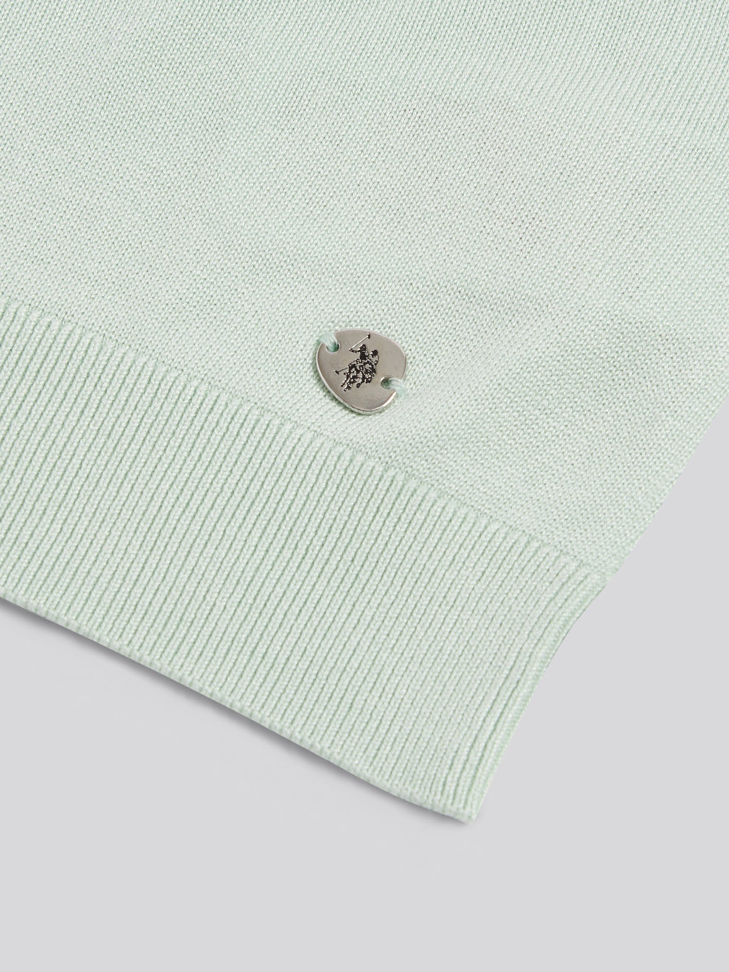 Womens Mock Neck Sleeveless Knit Misty Jade - Image 8