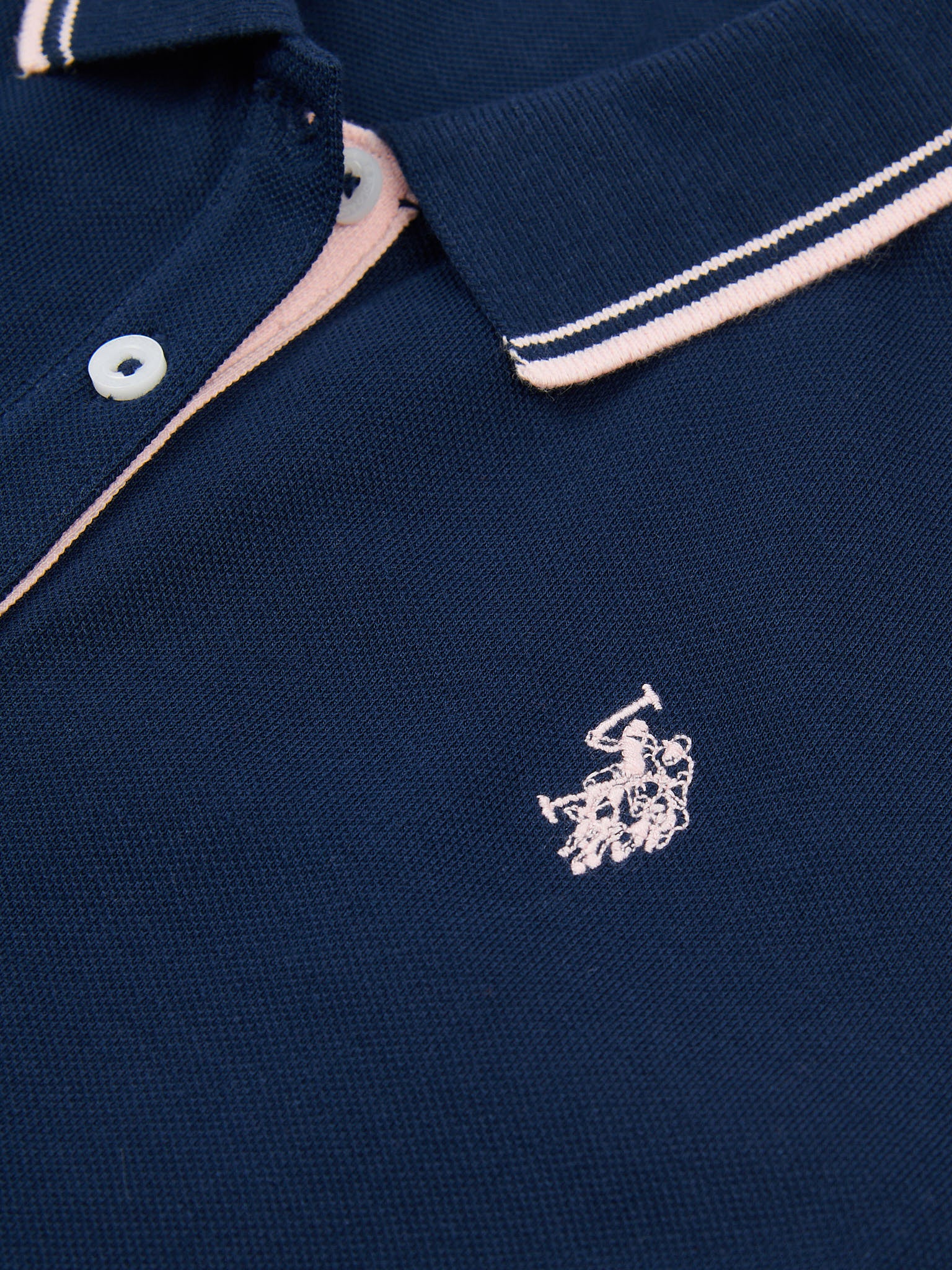 Womens Polo Dress Navy Iris - Image 6