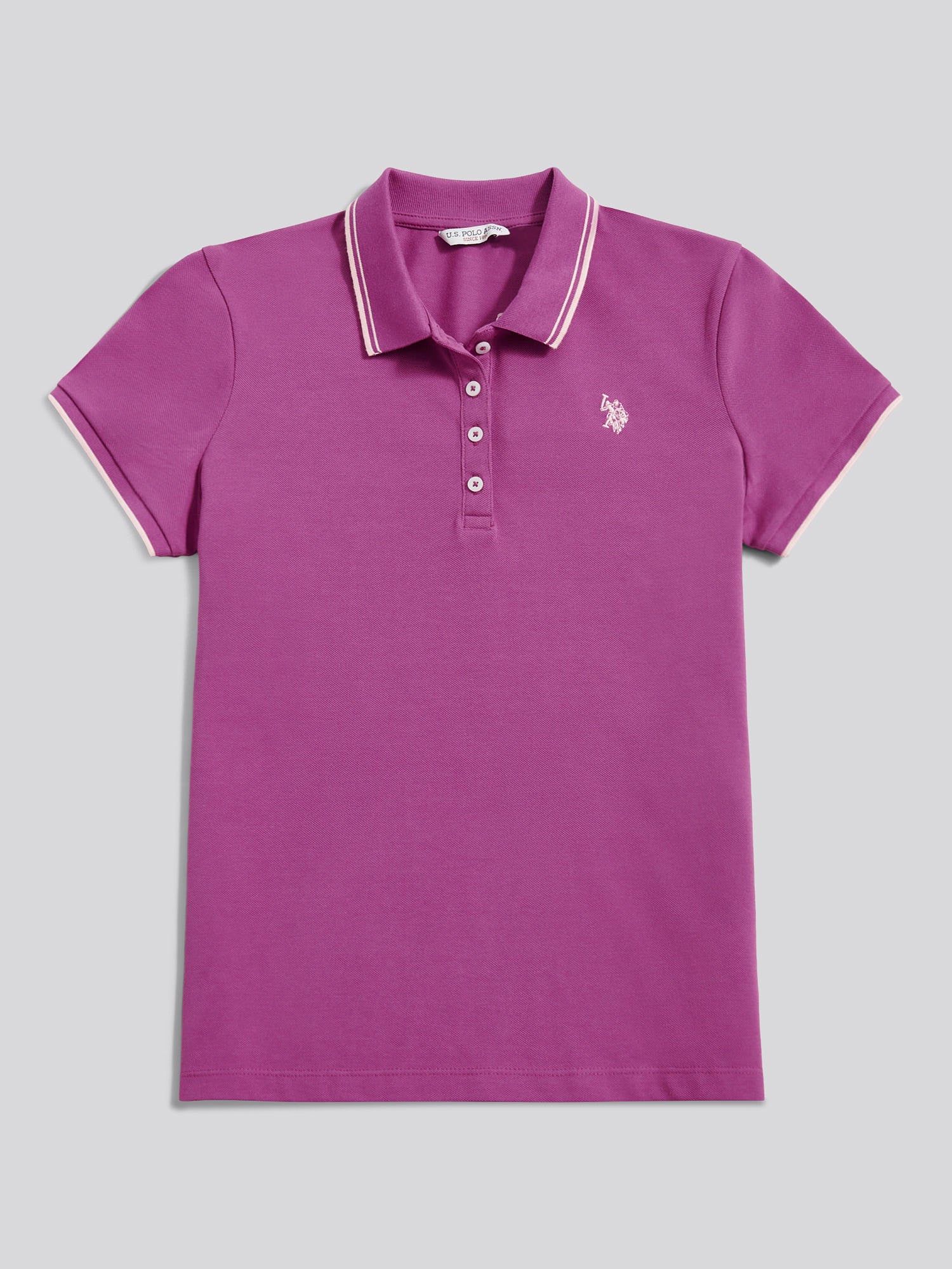 Womens Polo Shirt Cattleya Orchid - Image 5